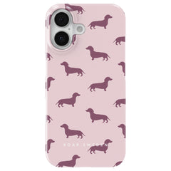 Dachshund Slim mobilskal – Pink Dachshund