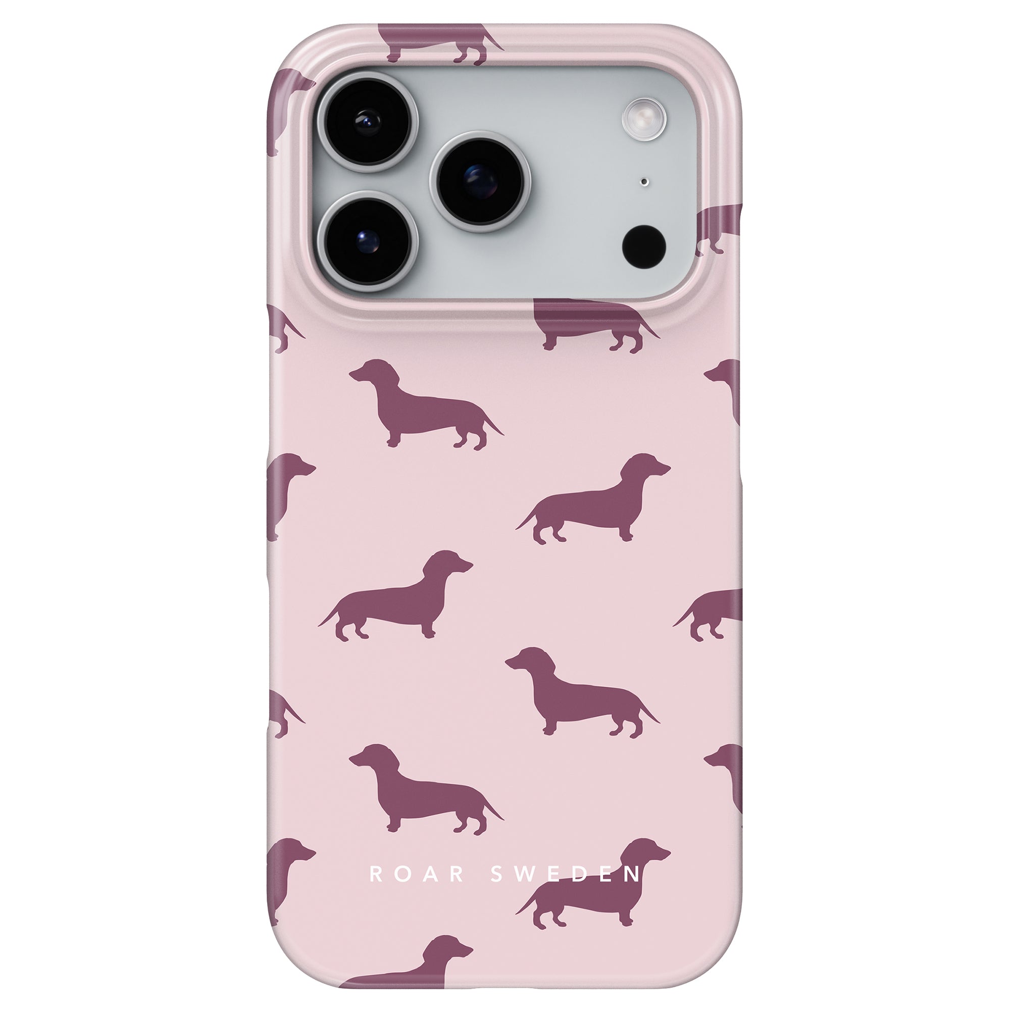 Dachshund Slim mobilskal – Pink Dachshund
