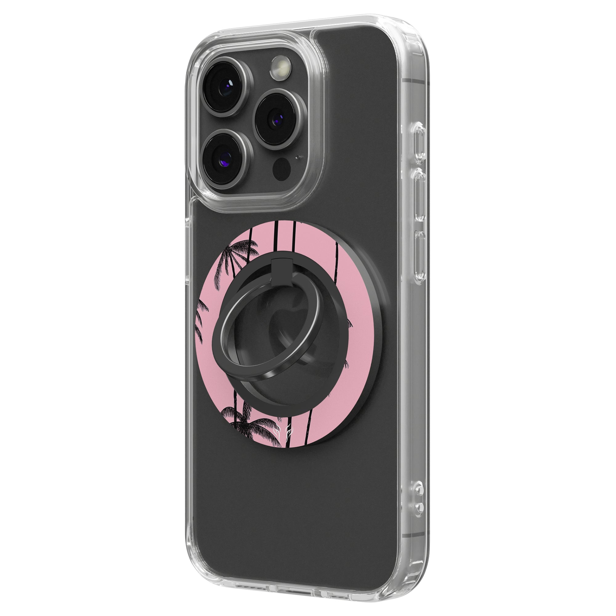 Pink Palms - Magnetring – magnetring för mobil