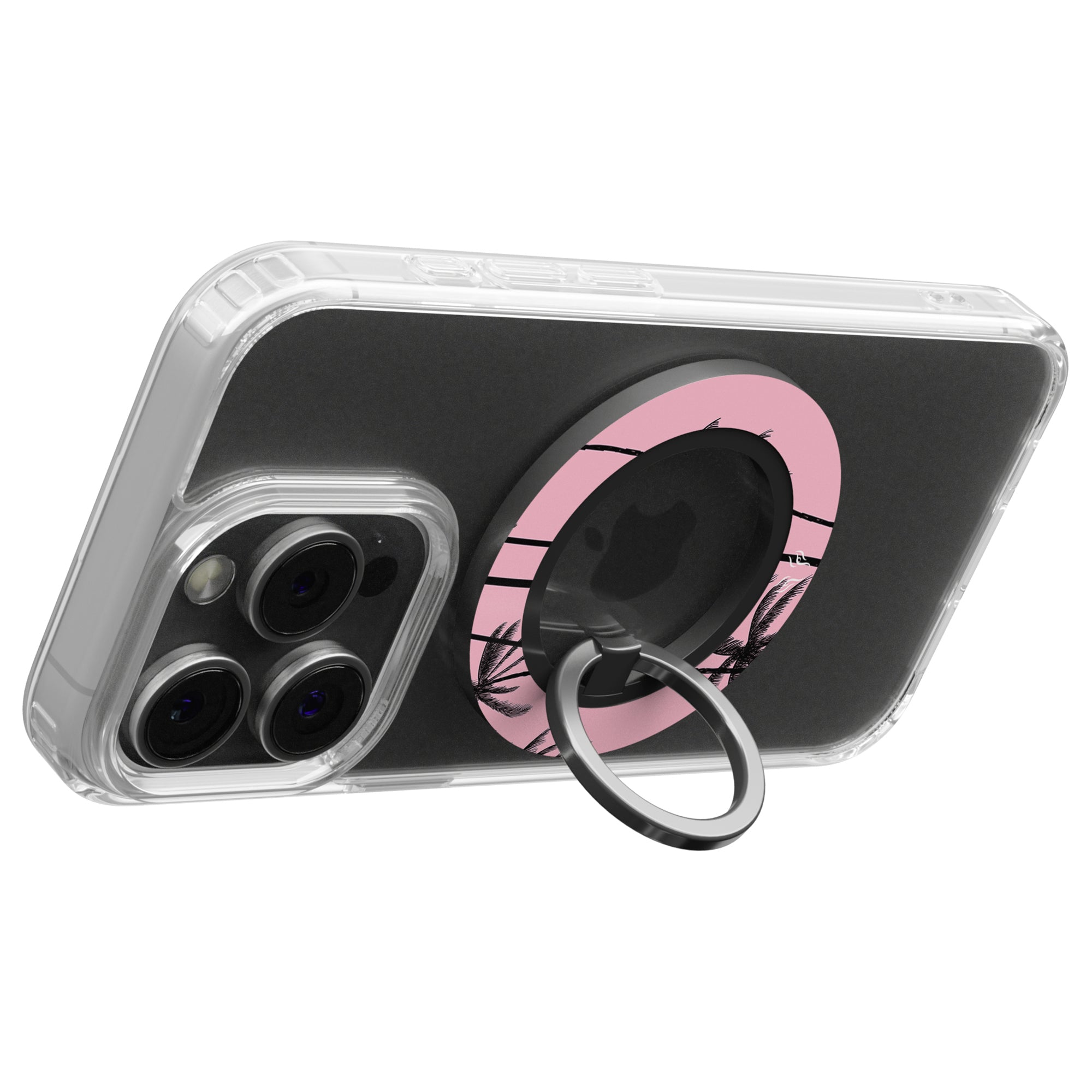 Pink Palms - Magnetring – magnetring för mobil