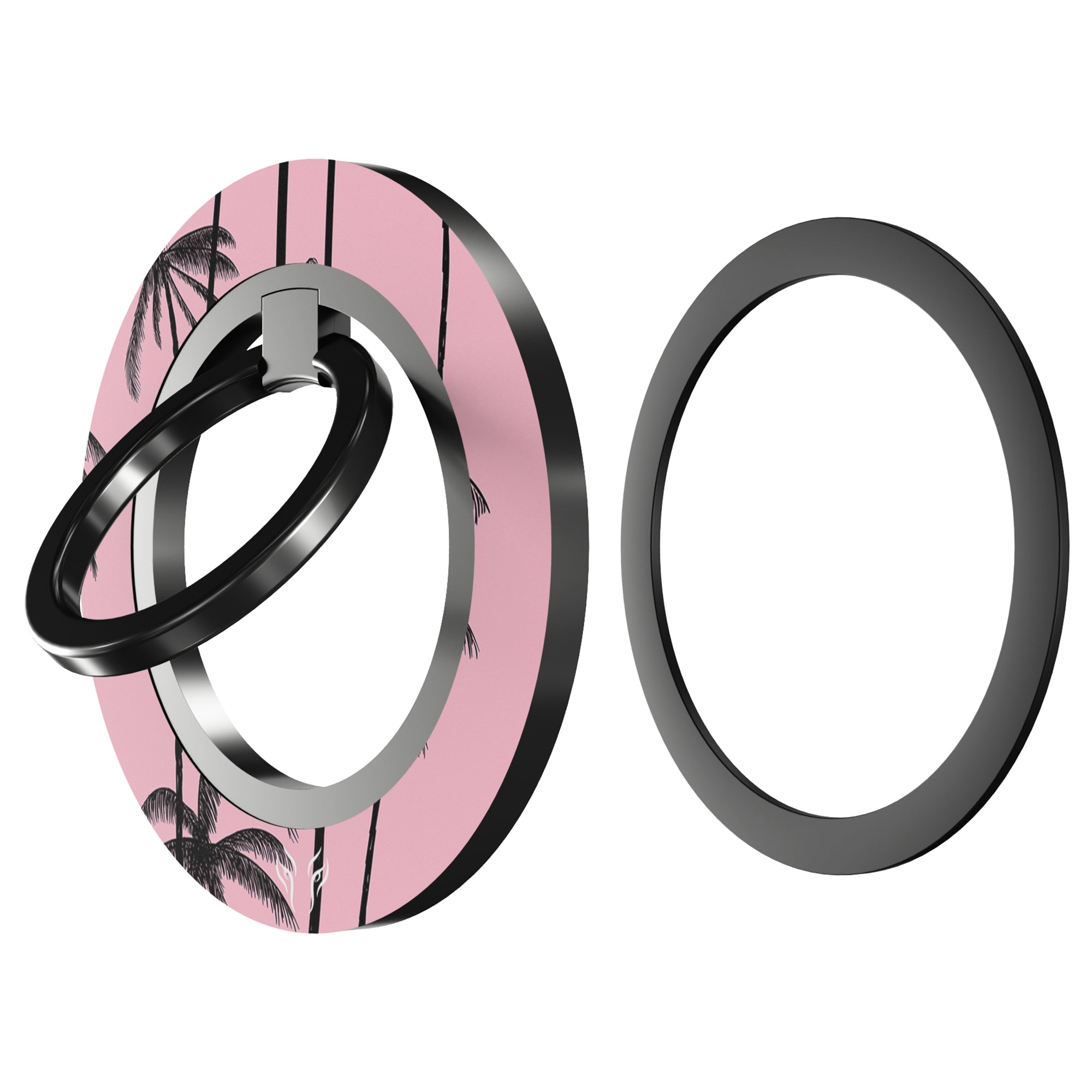 Pink Palms - Magnetring – magnetring för mobil