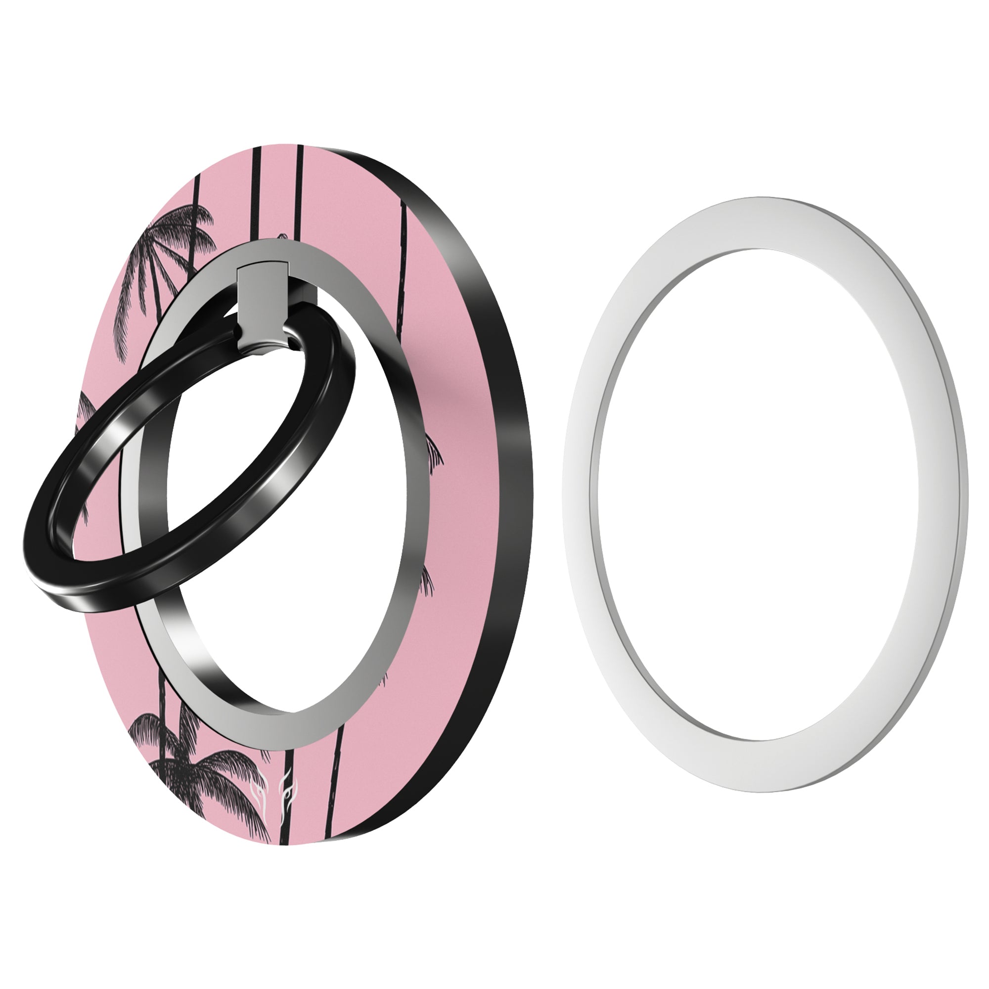 Pink Palms - Magnetring – magnetring för mobil