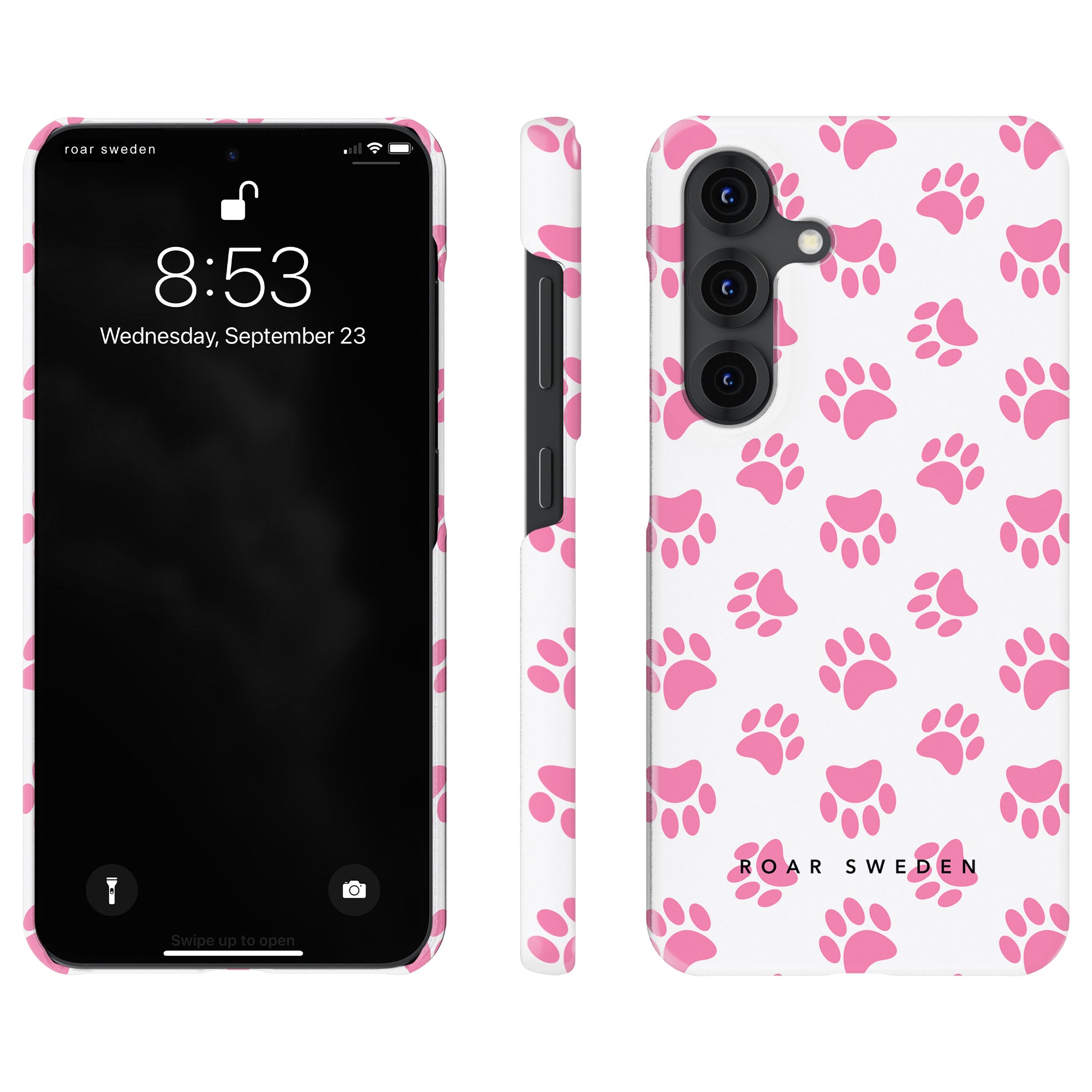 Paws Slim mobilskal – Pink Paws