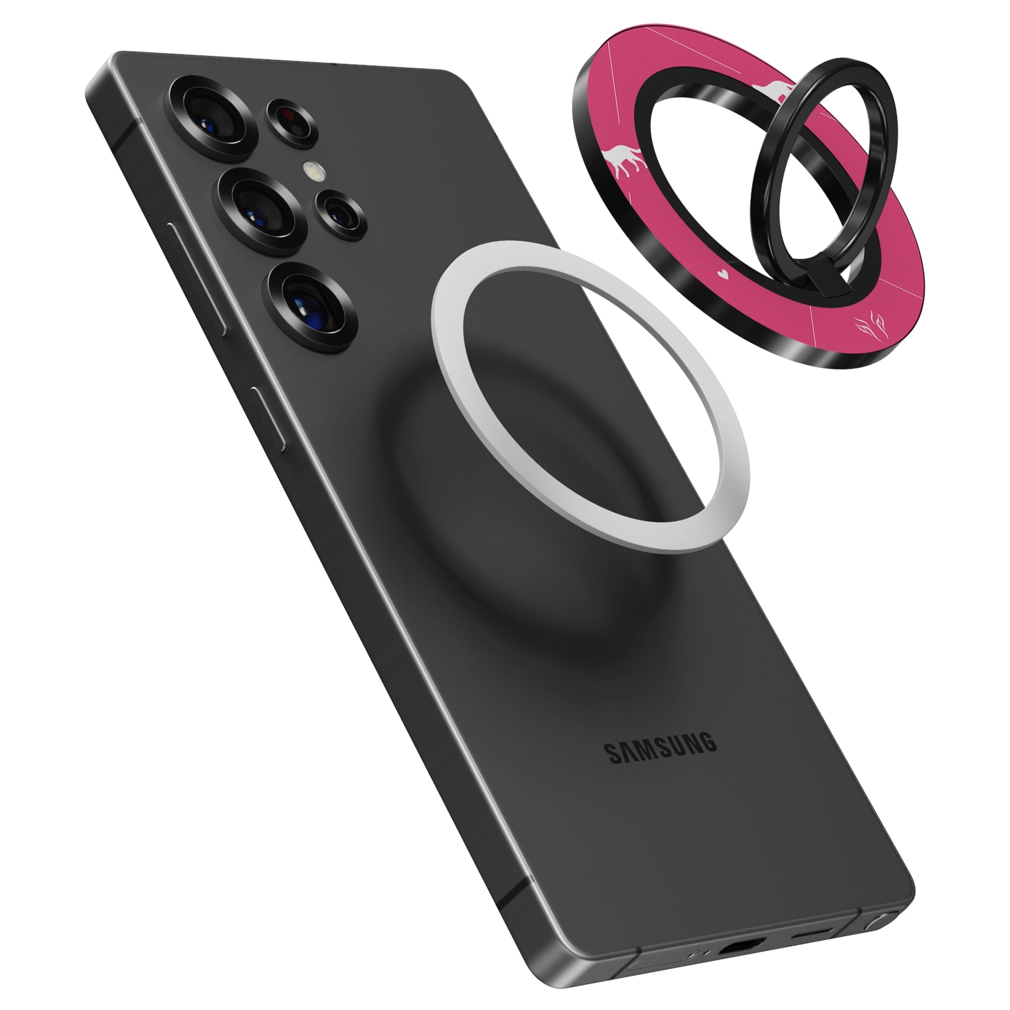 Pinkie Kitten - Magnetring – magnetring för mobil