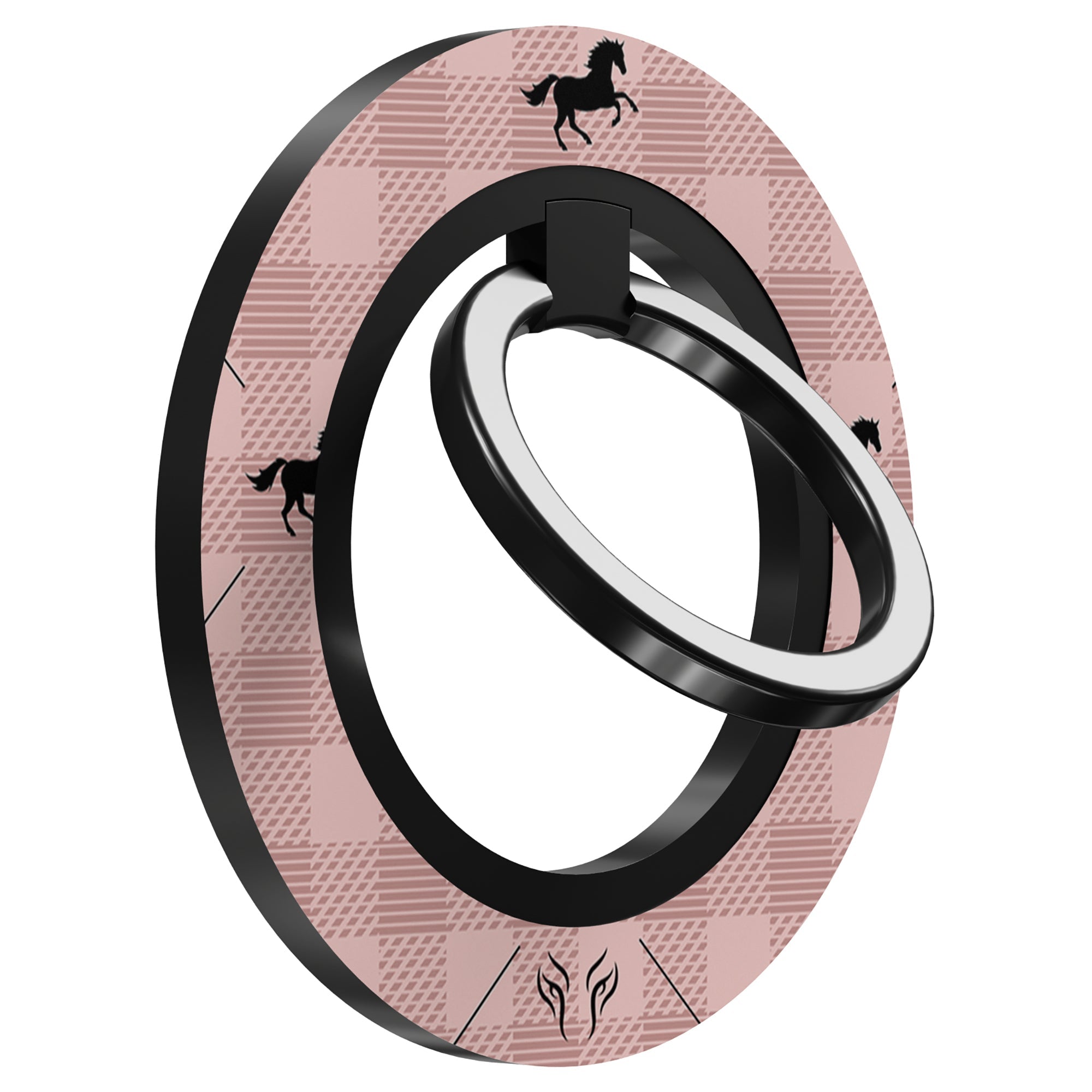 Plaid Horse Rosy - Magnetring – magnetring för mobil