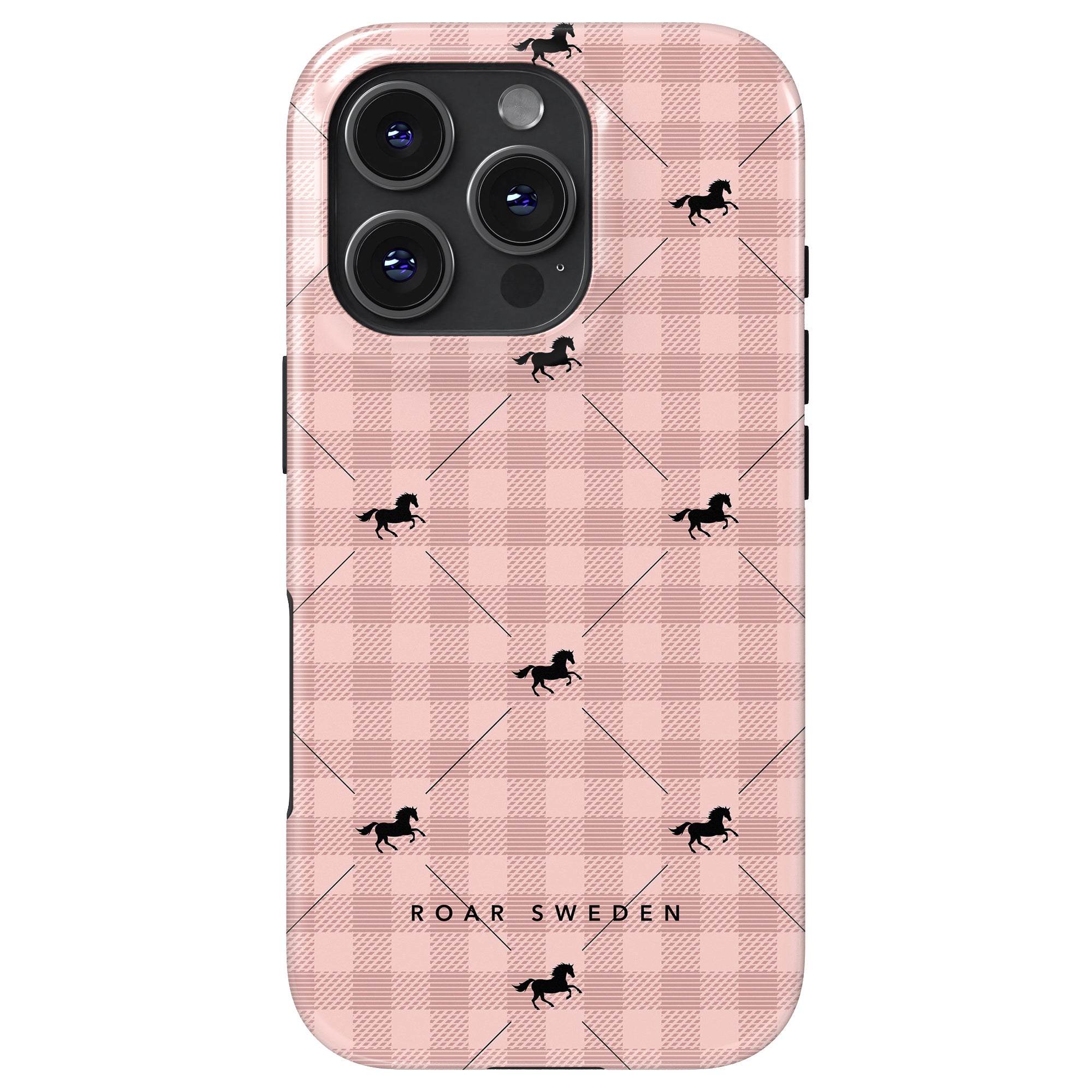 Plaid Horse Rosy - Tough Case - Roar Sweden
