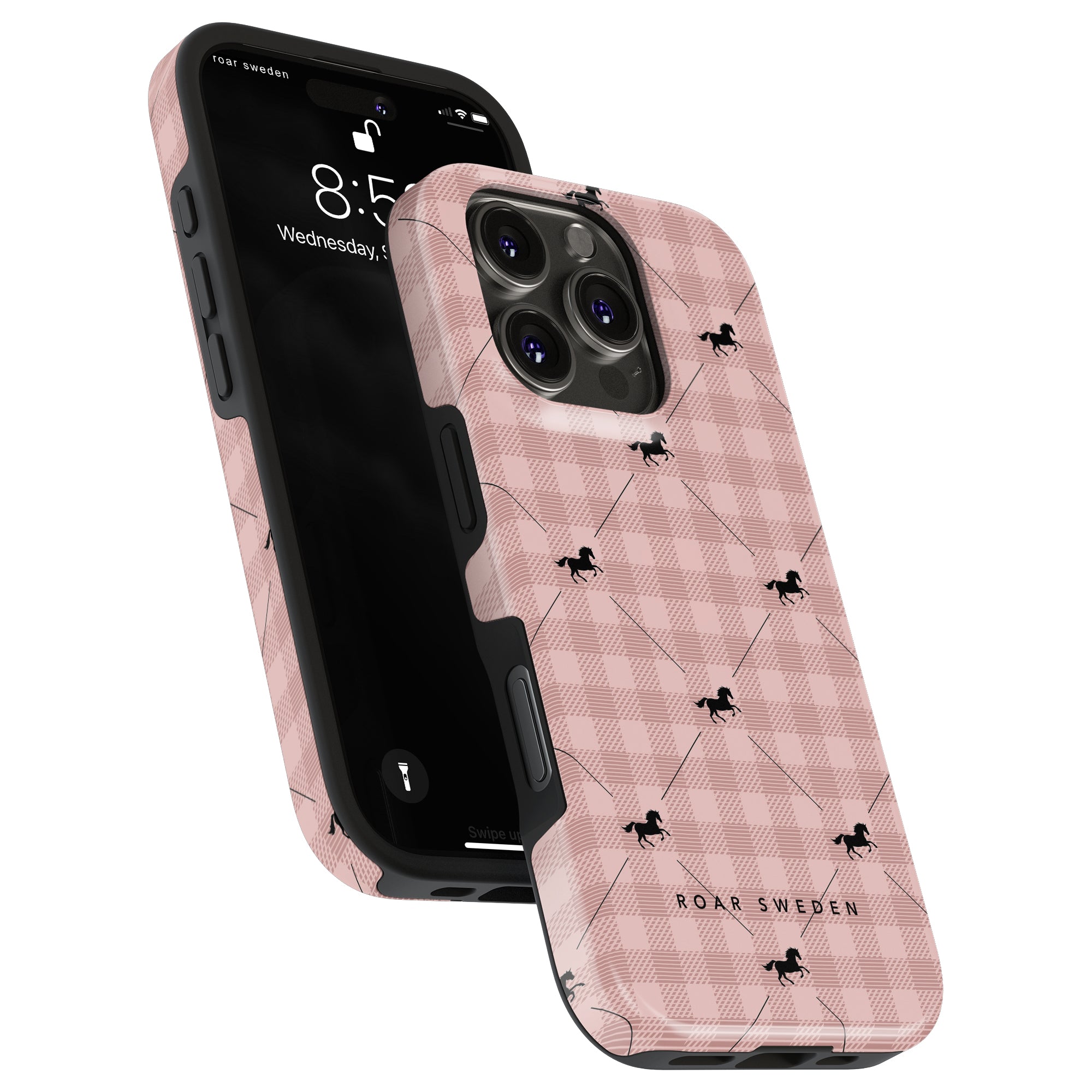Plaid Horse Rosy - Tough Case - Roar Sweden