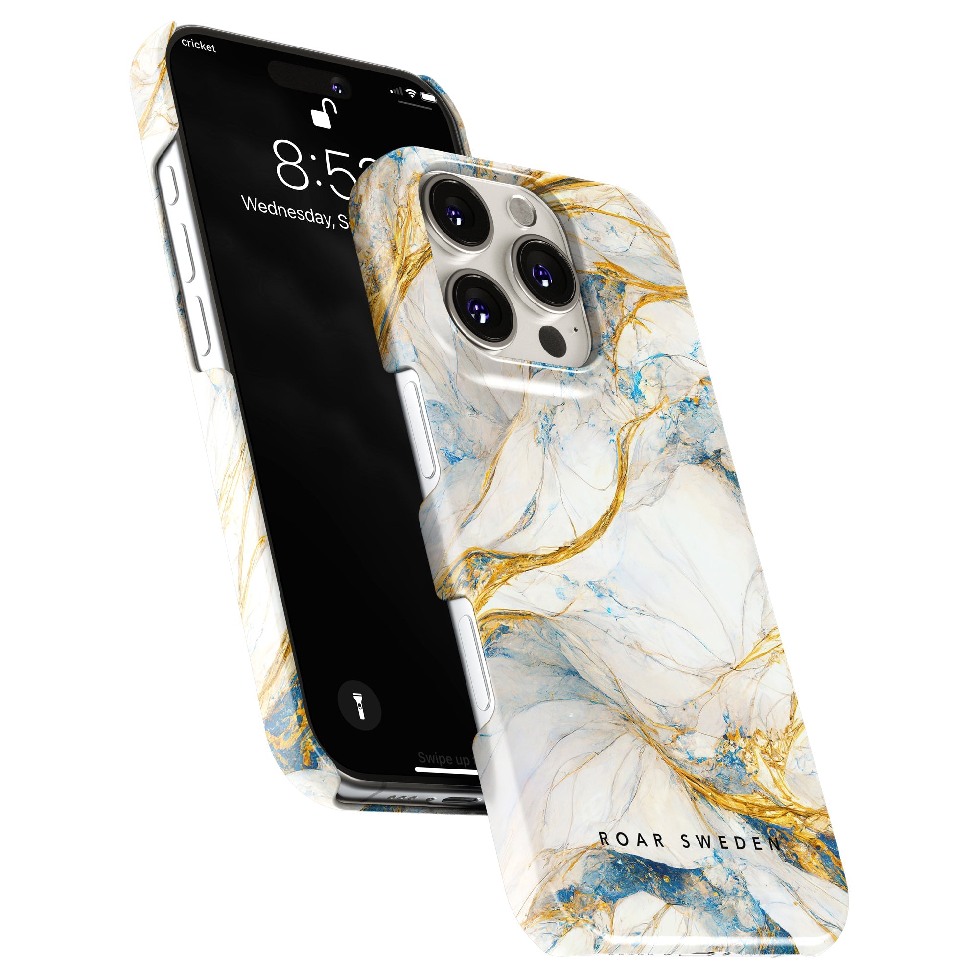 Slim mobilskal – Queen Marble
