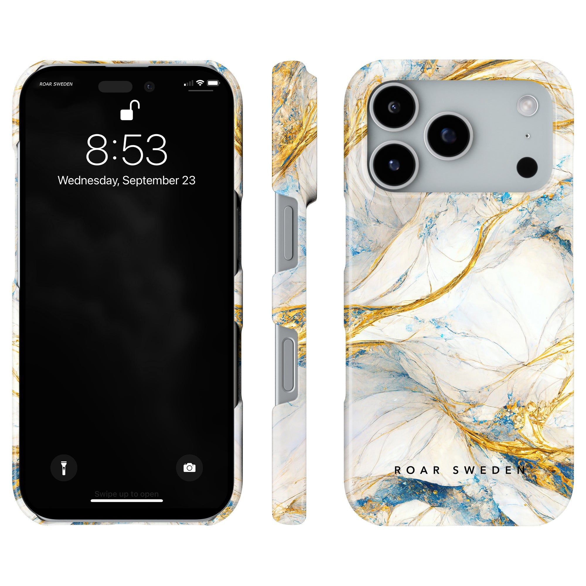 Slim mobilskal – Queen Marble