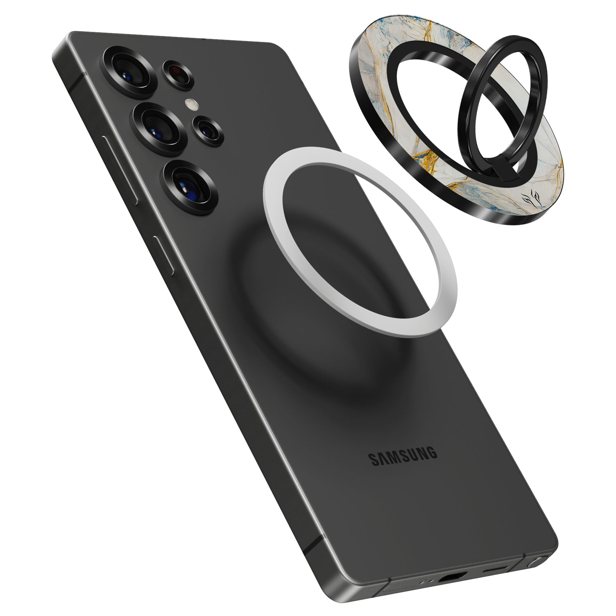 Queen Marble - Magnetring – magnetring för mobil