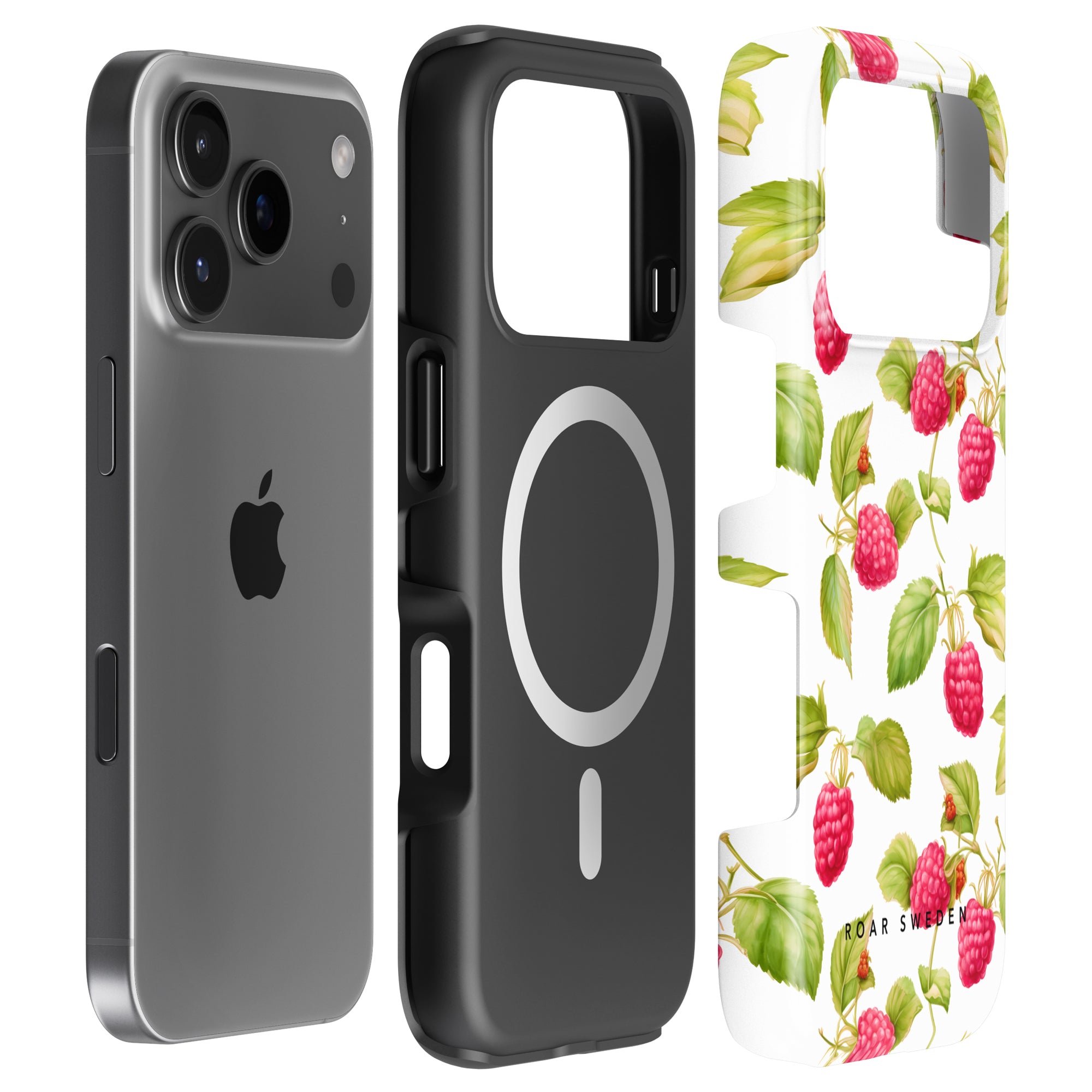 Raspberries - Magsafe Tough Case - Roar Sweden