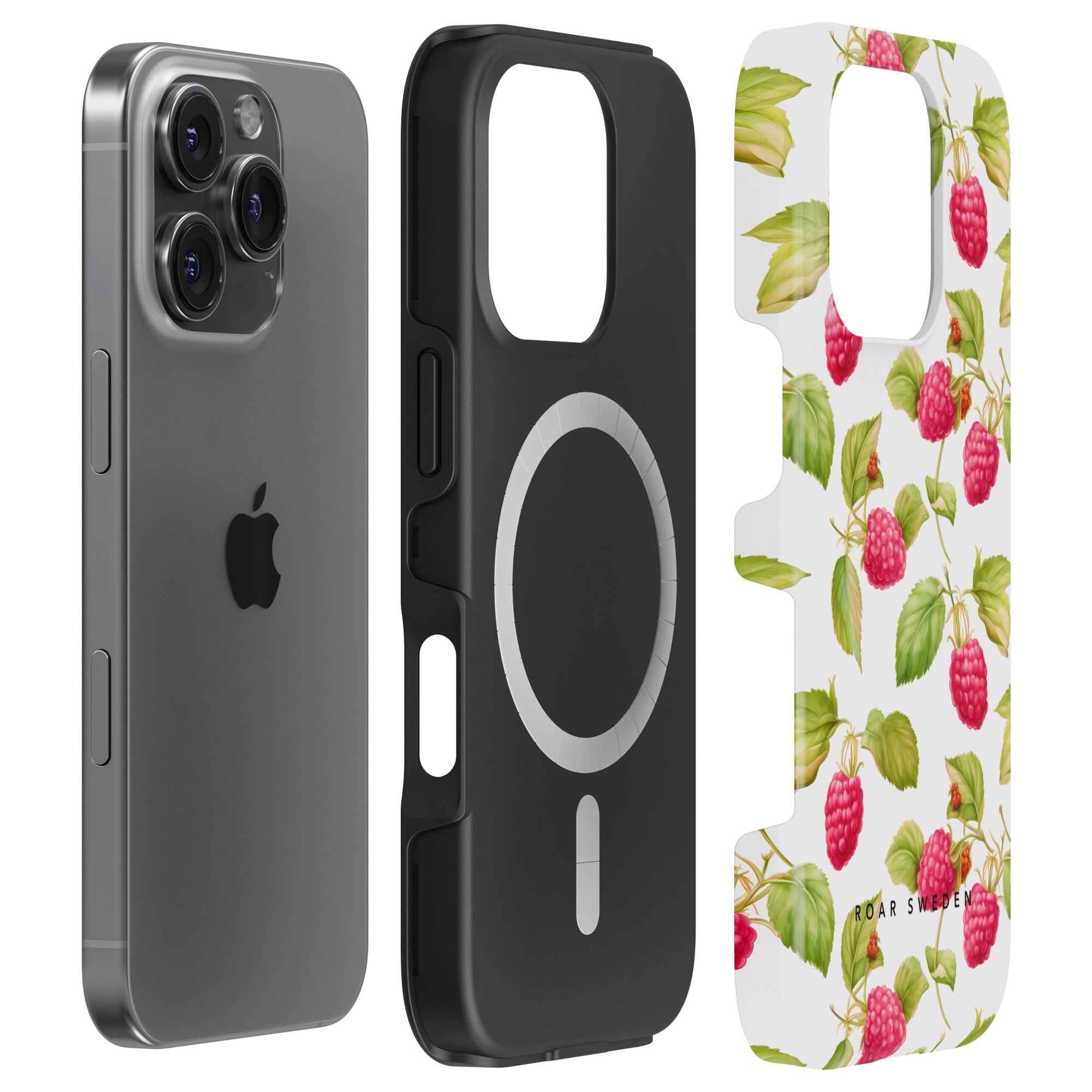 Raspberries - Magsafe Tough Case - Roar Sweden