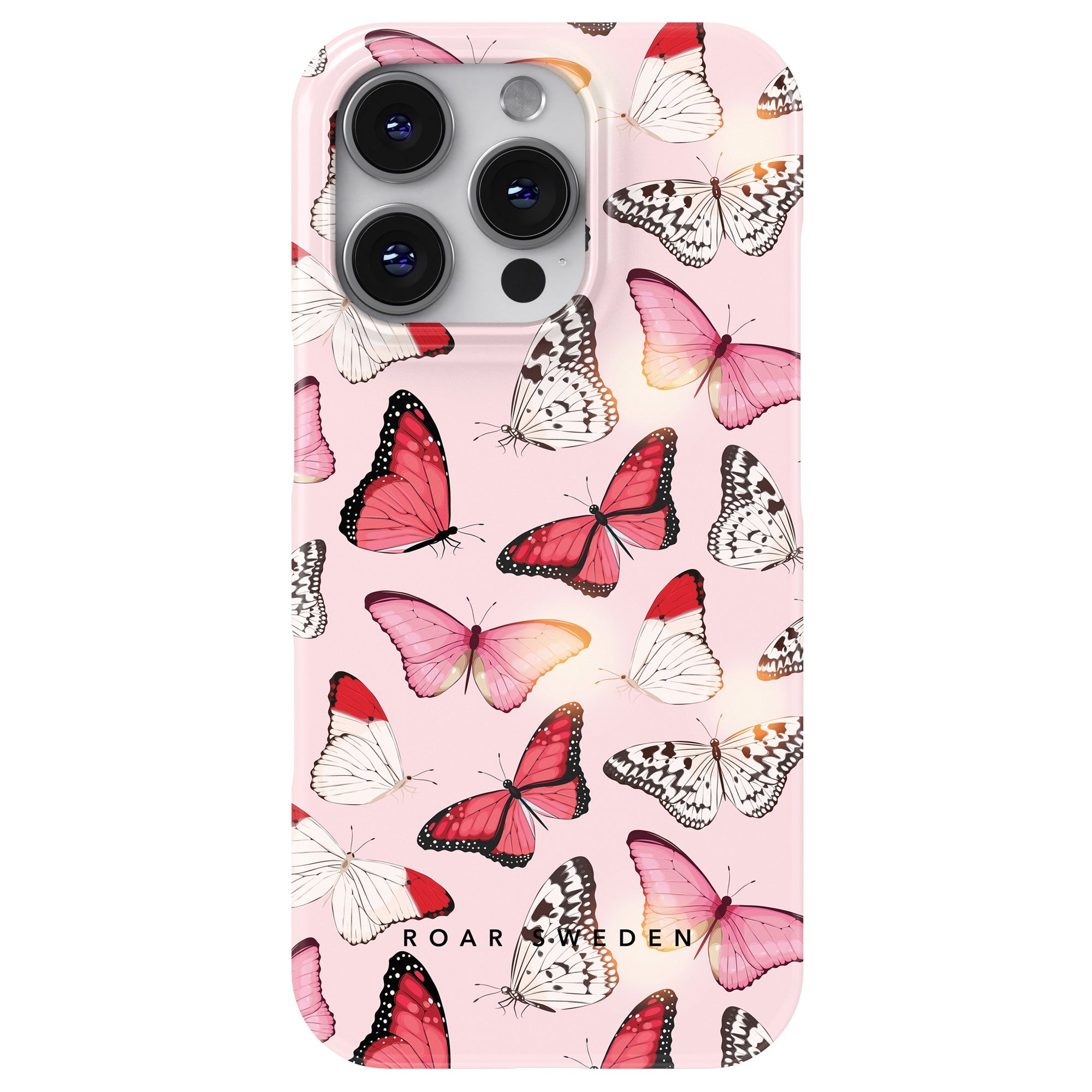 Slim mobilskal – Rosy Butterflies