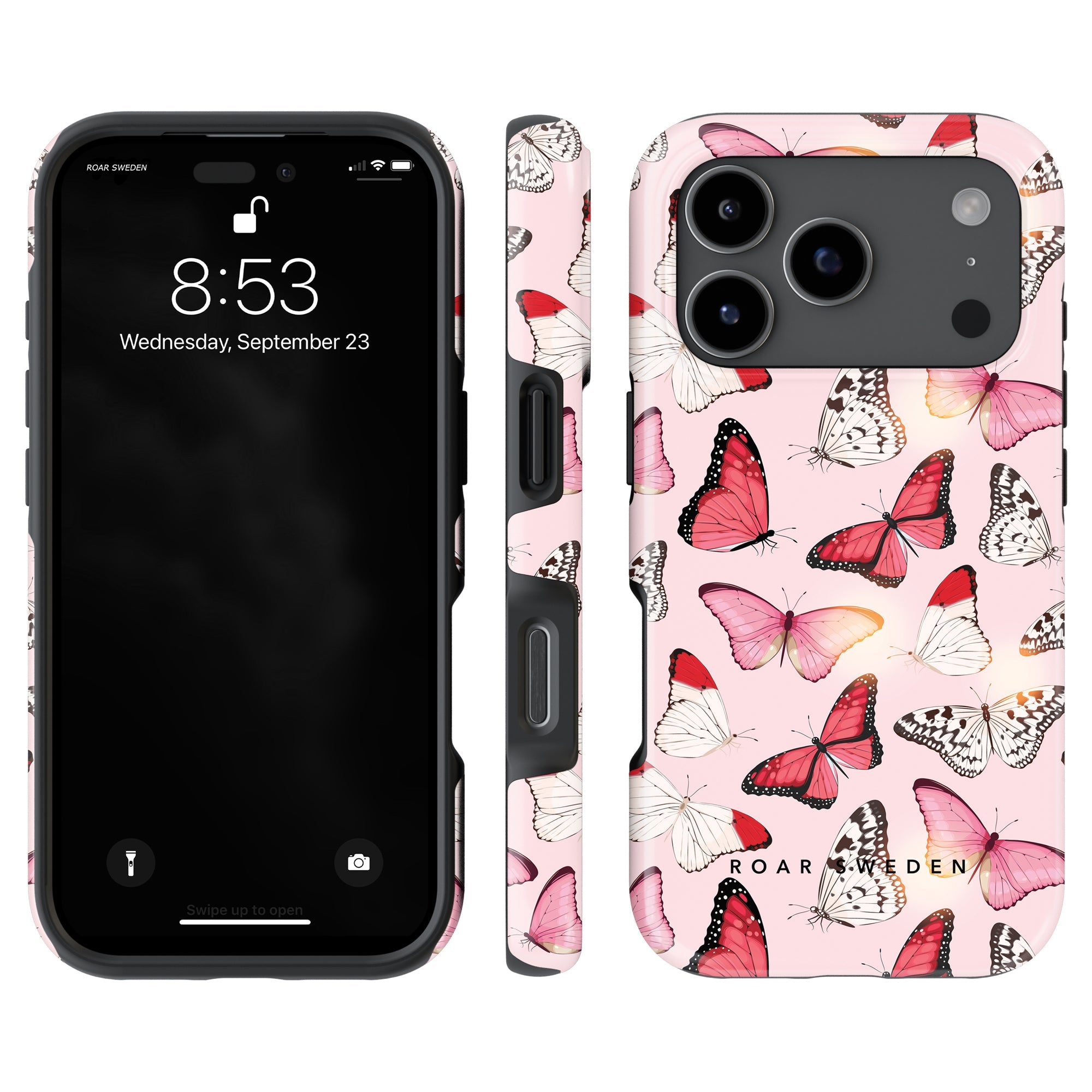 Tough mobilskal – Rosy Butterflies
