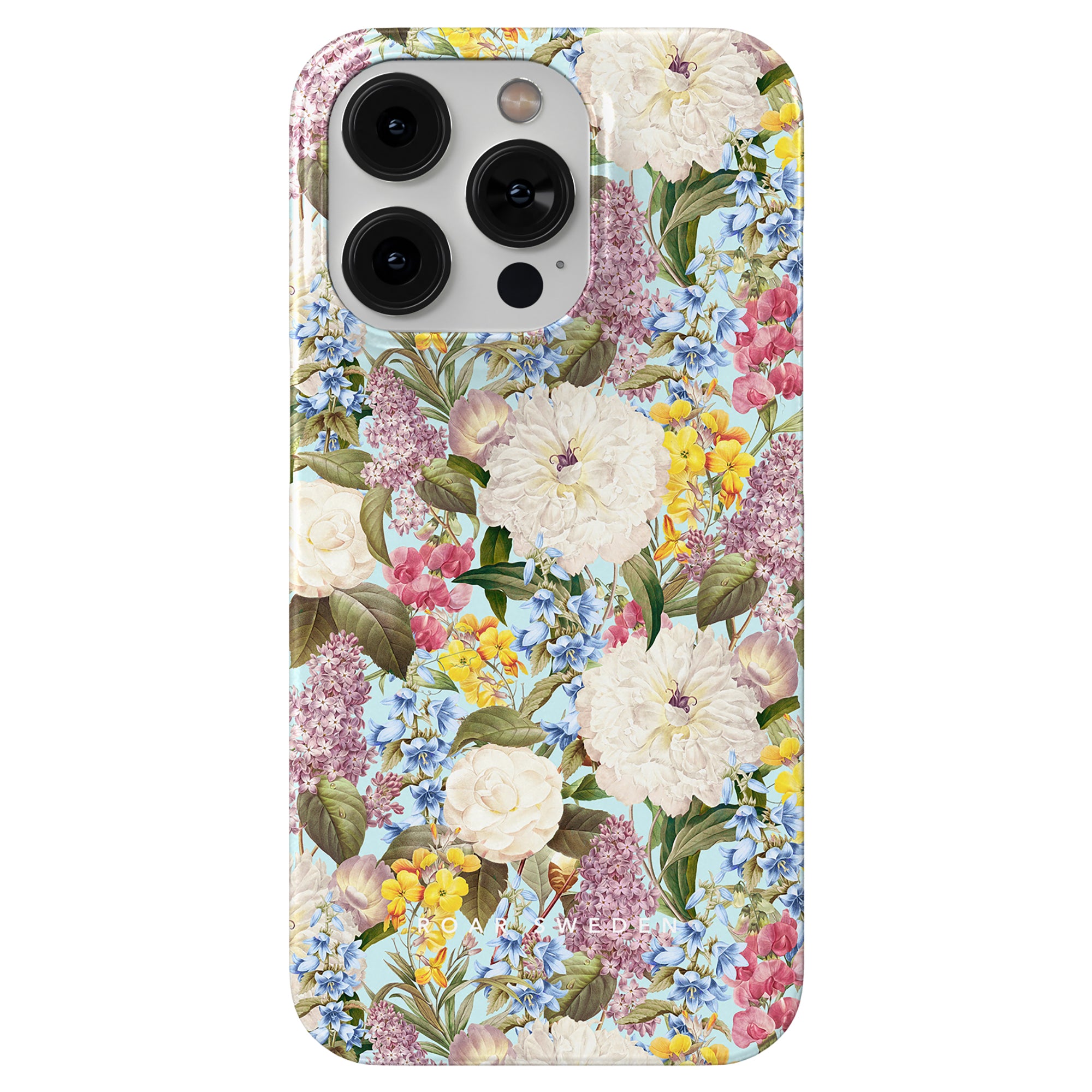 SEO-optimized product description for a Fragrant Paradise - Slim case designed for smartphones with camera cutouts.