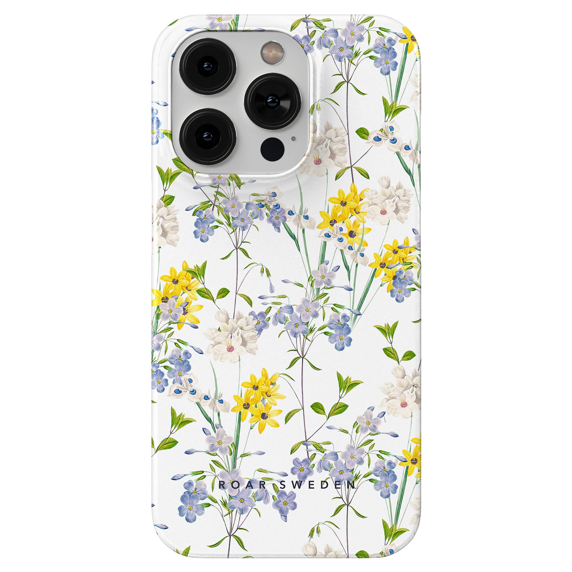 Summer Flowers - Slim case, waterproof smartphone case with dual camera cutouts.