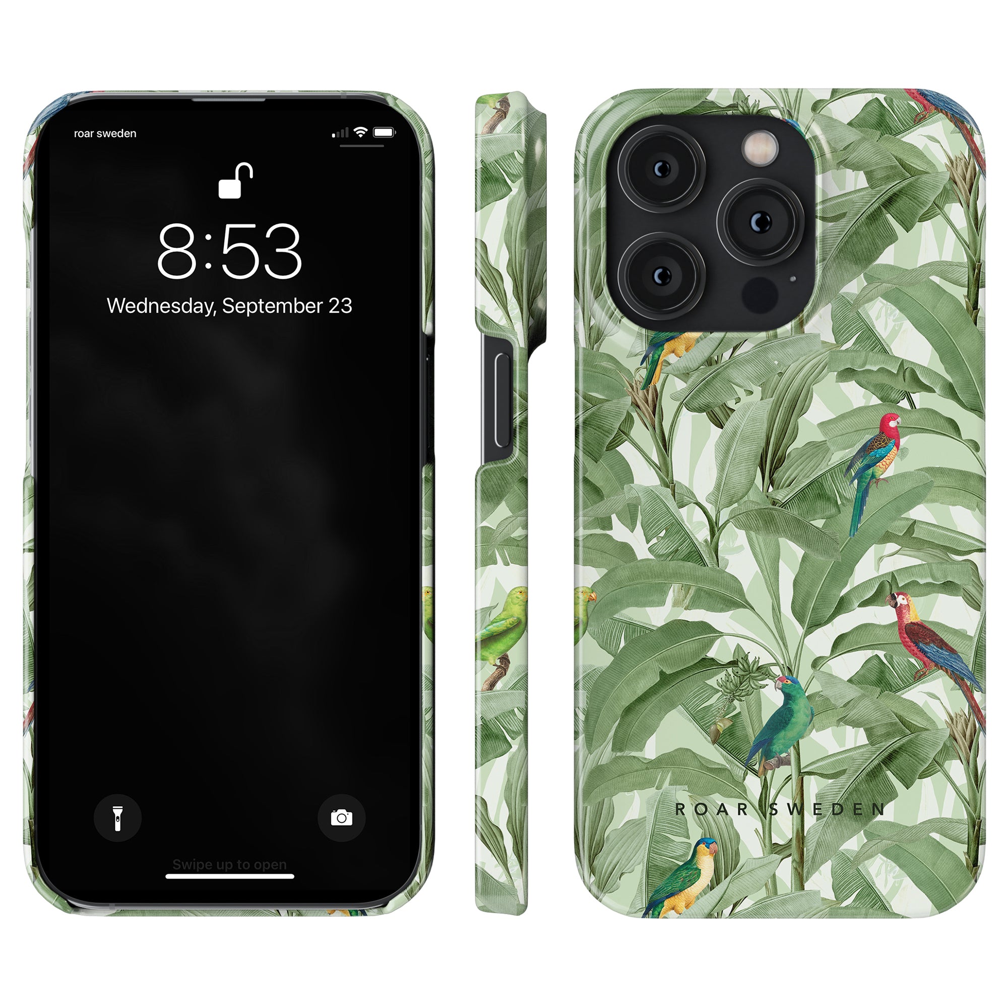 Parrot Paradise - Slim case with a botanical and bird-themed design, perfect for those seeking a unique accessory. This product combines elegance and nature-inspired elements, making it an ideal choice for consumers interested in SEO-optimized.