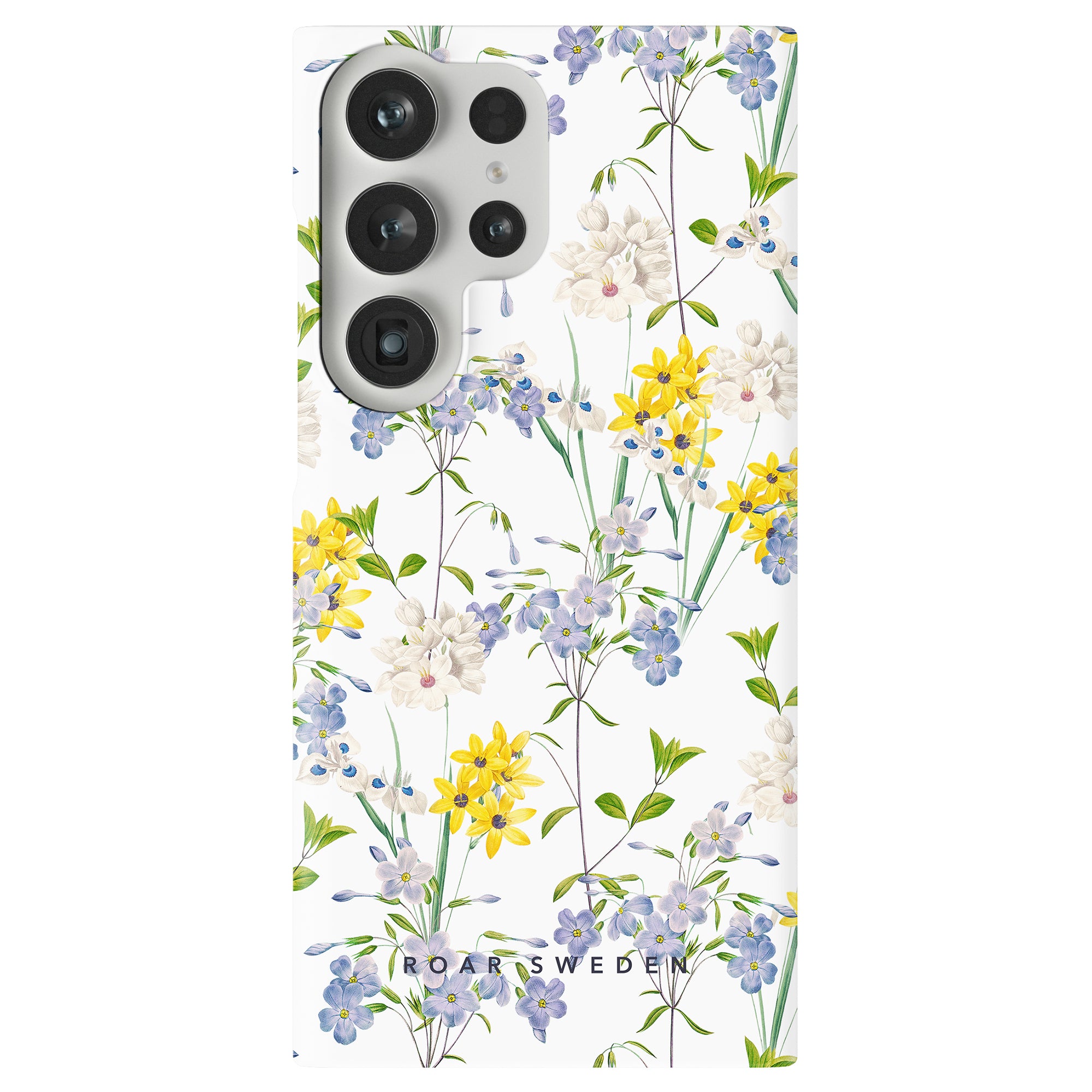 Summer Flowers - Slim case, with a camera cutout and waterproof design.