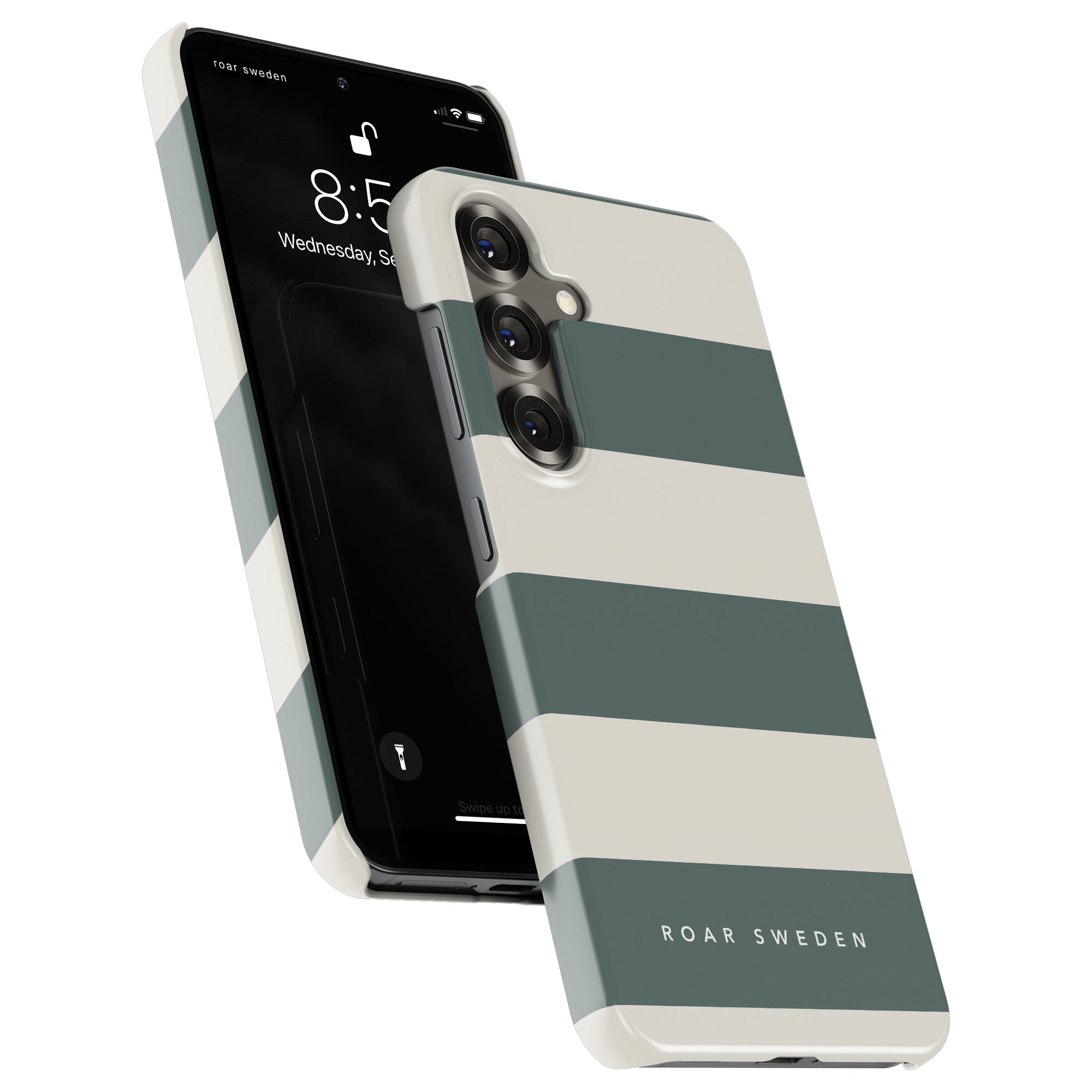 Sage Stripes - Slim case - Roar Sweden