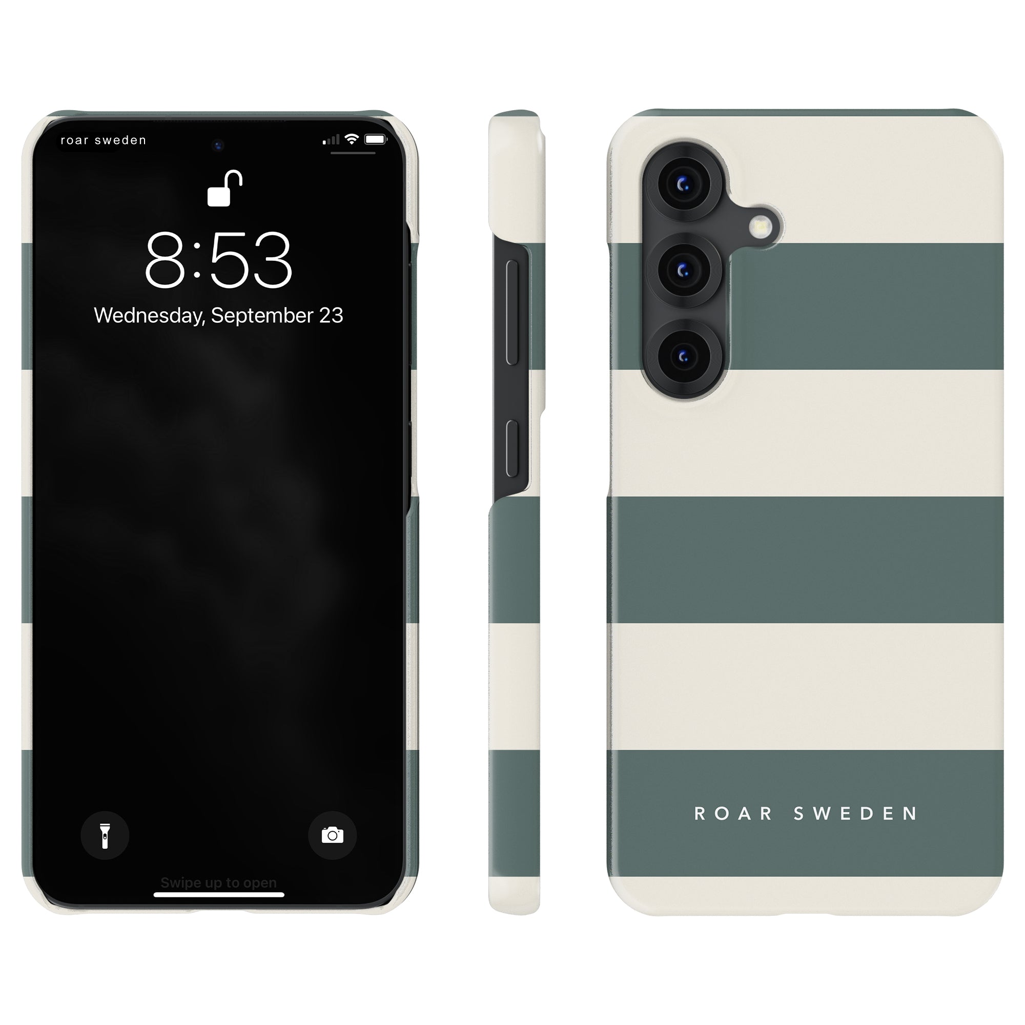 Sage Stripes - Slim case - Roar Sweden