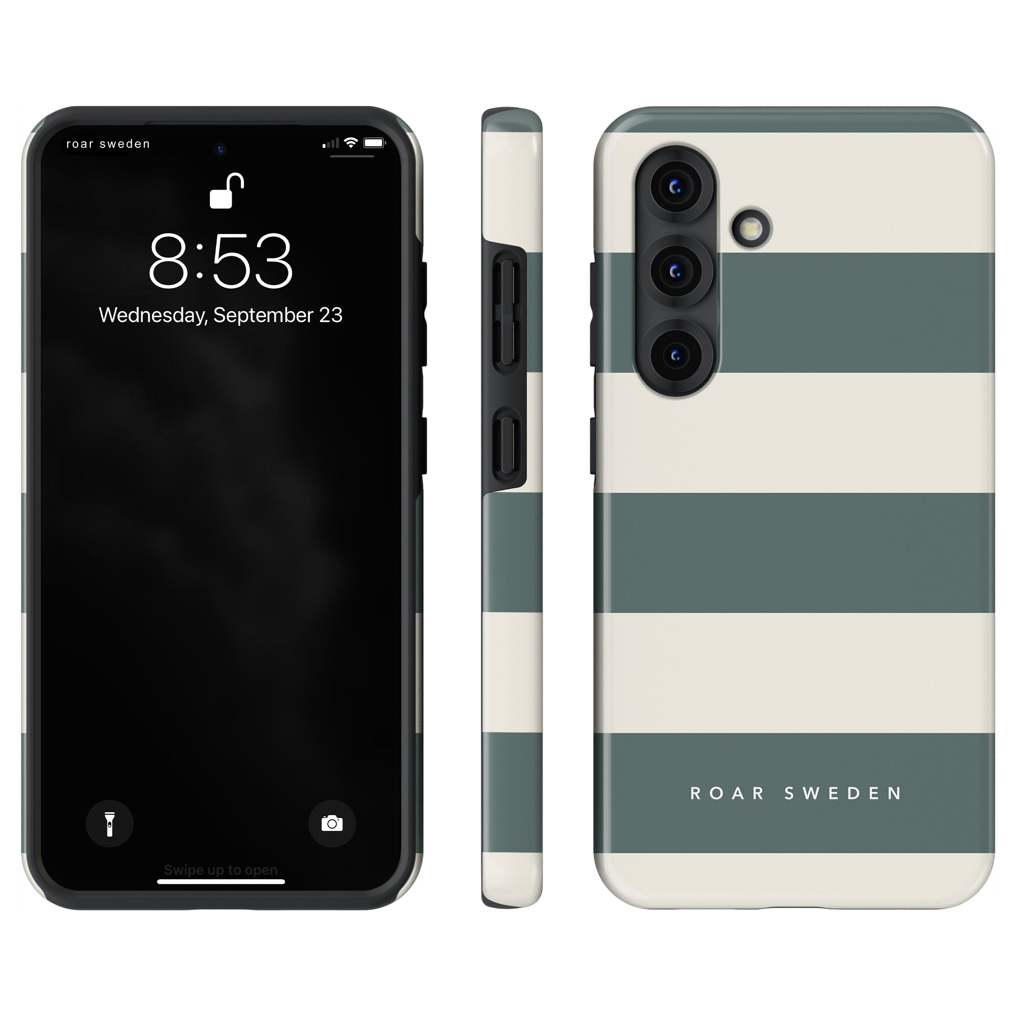 Sage Stripes - Tough Case - Roar Sweden