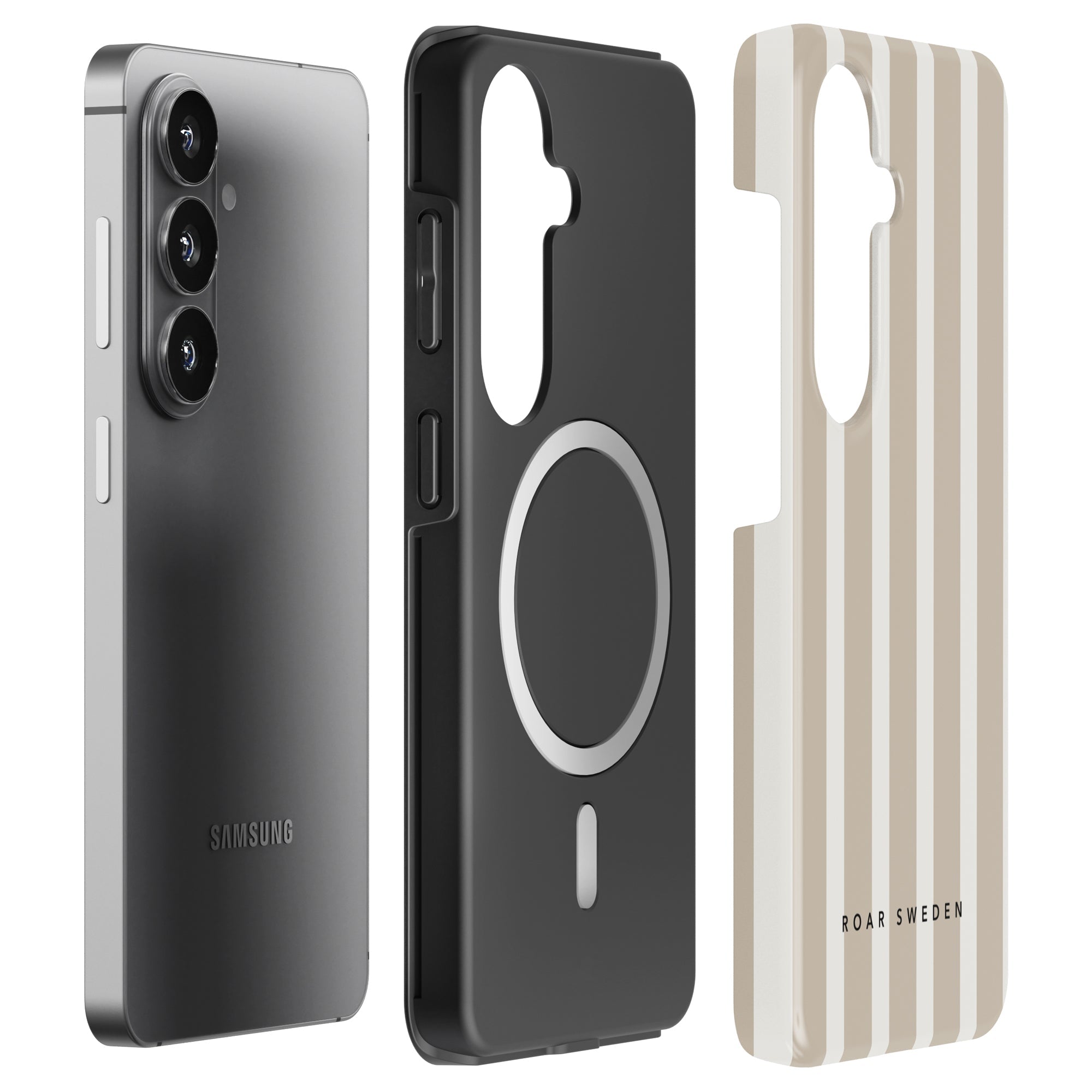 Sand Stripes - Magnetic Tough Phone Case - Roar Sweden