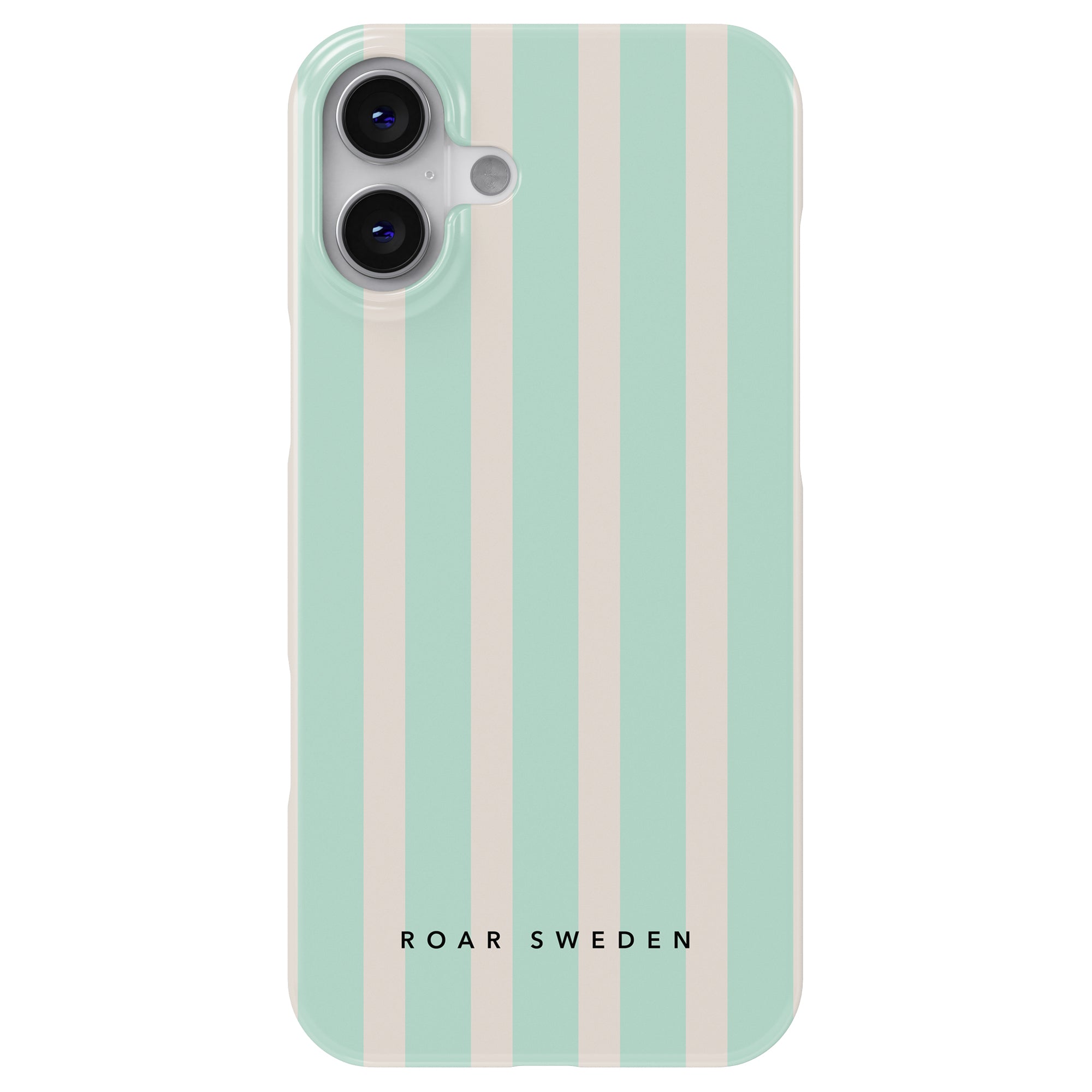 Slim mobilskal – Seafoam Stripes
