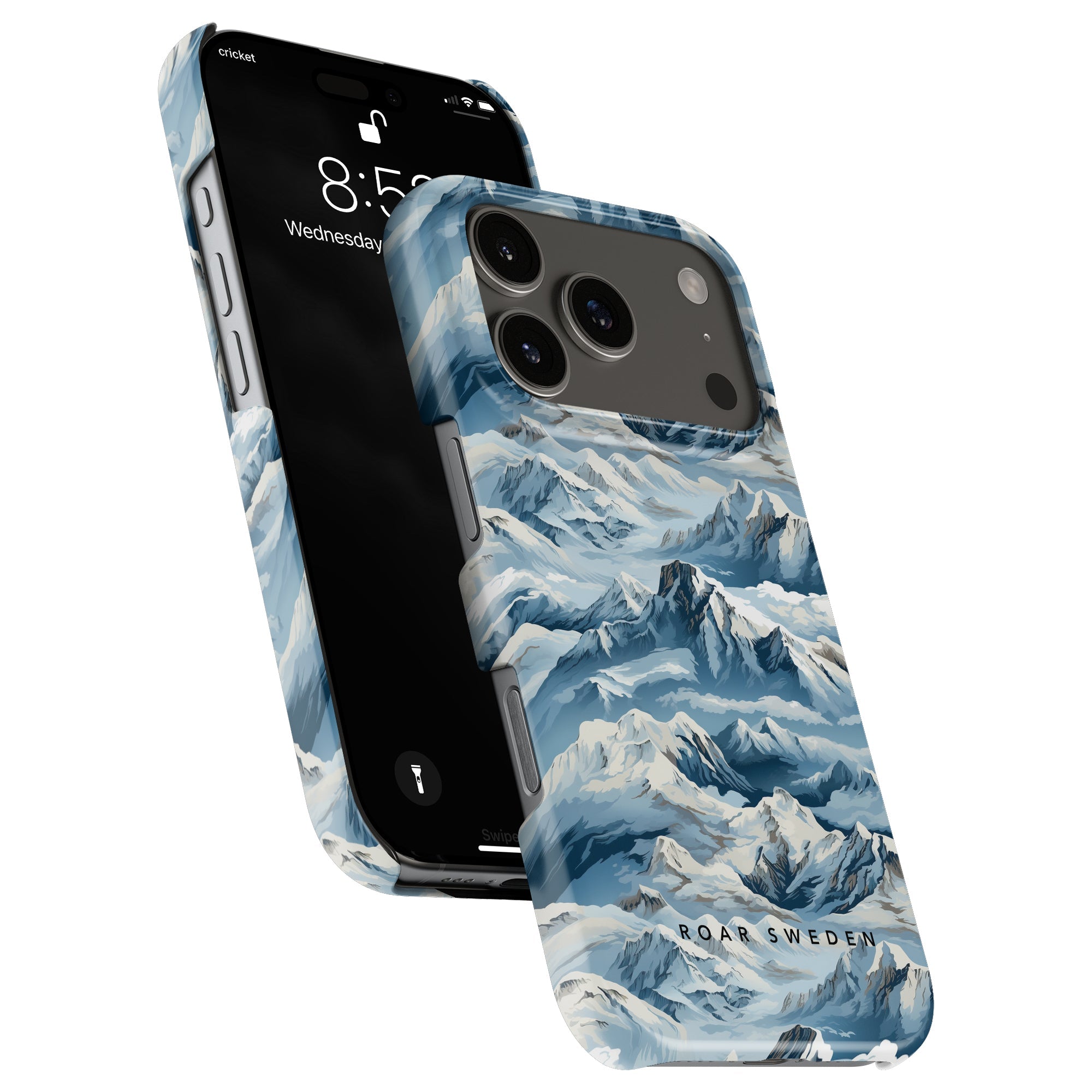 Slim mobilskal – Snowy Mountains