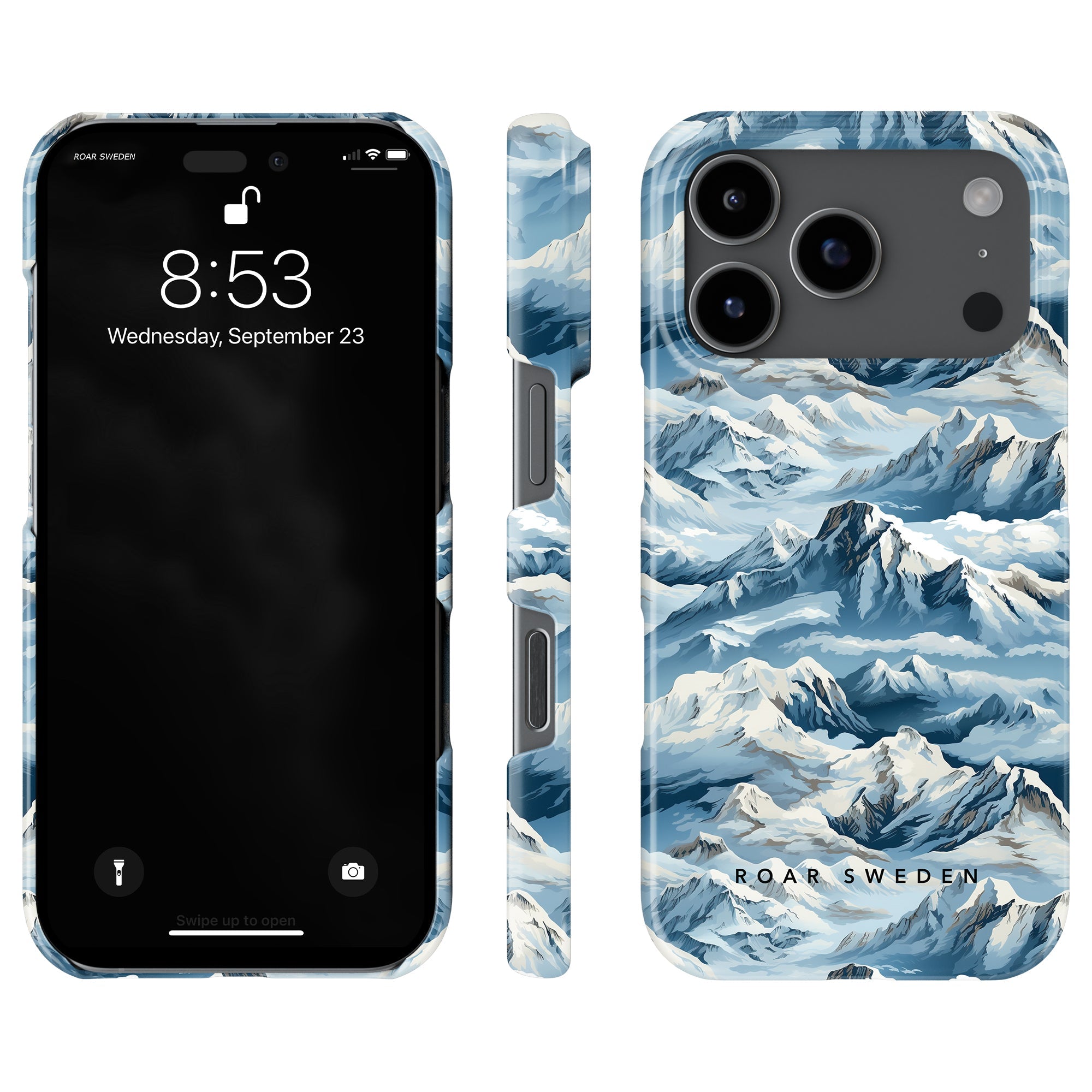 Slim mobilskal – Snowy Mountains