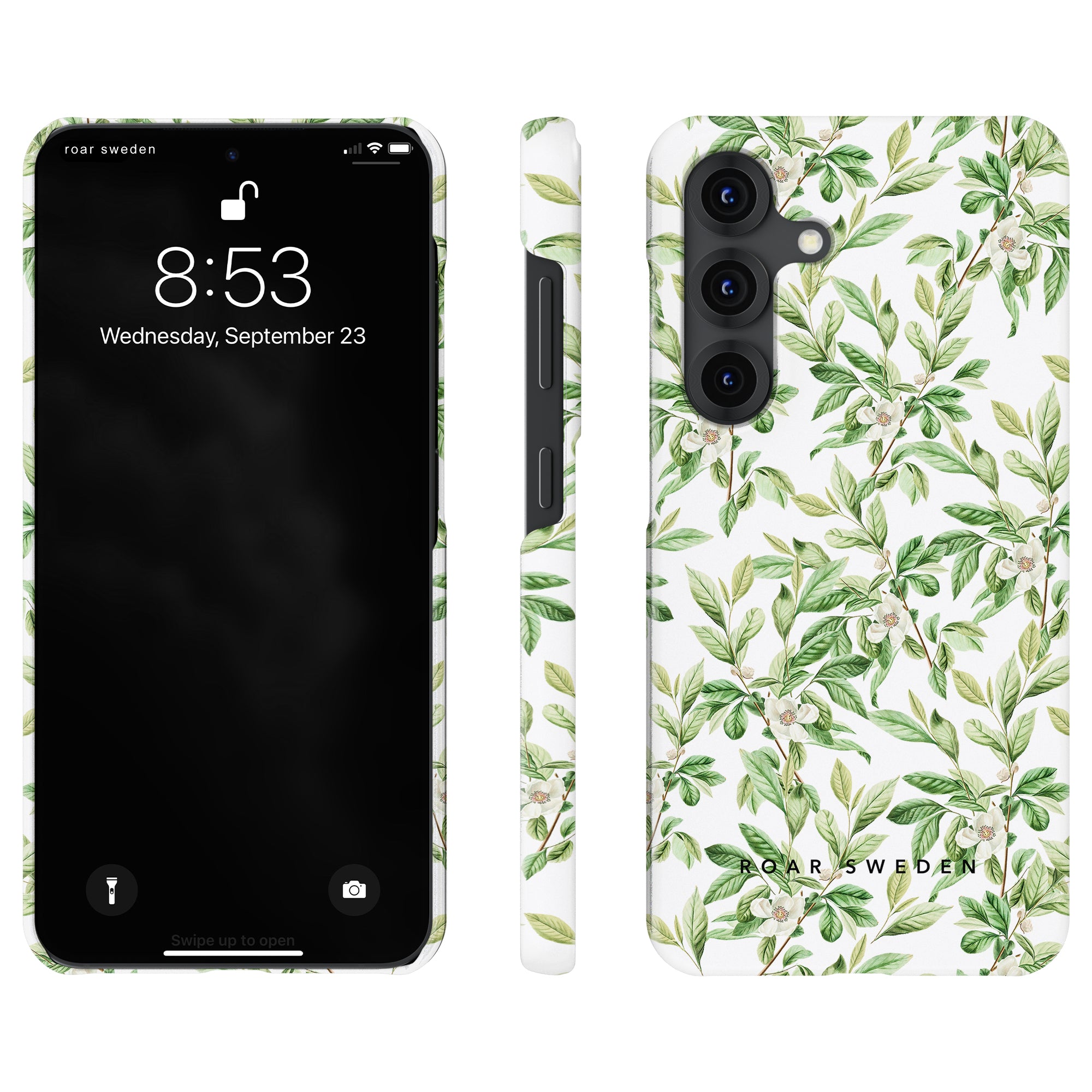 Slim mobilskal – Spring Leaves