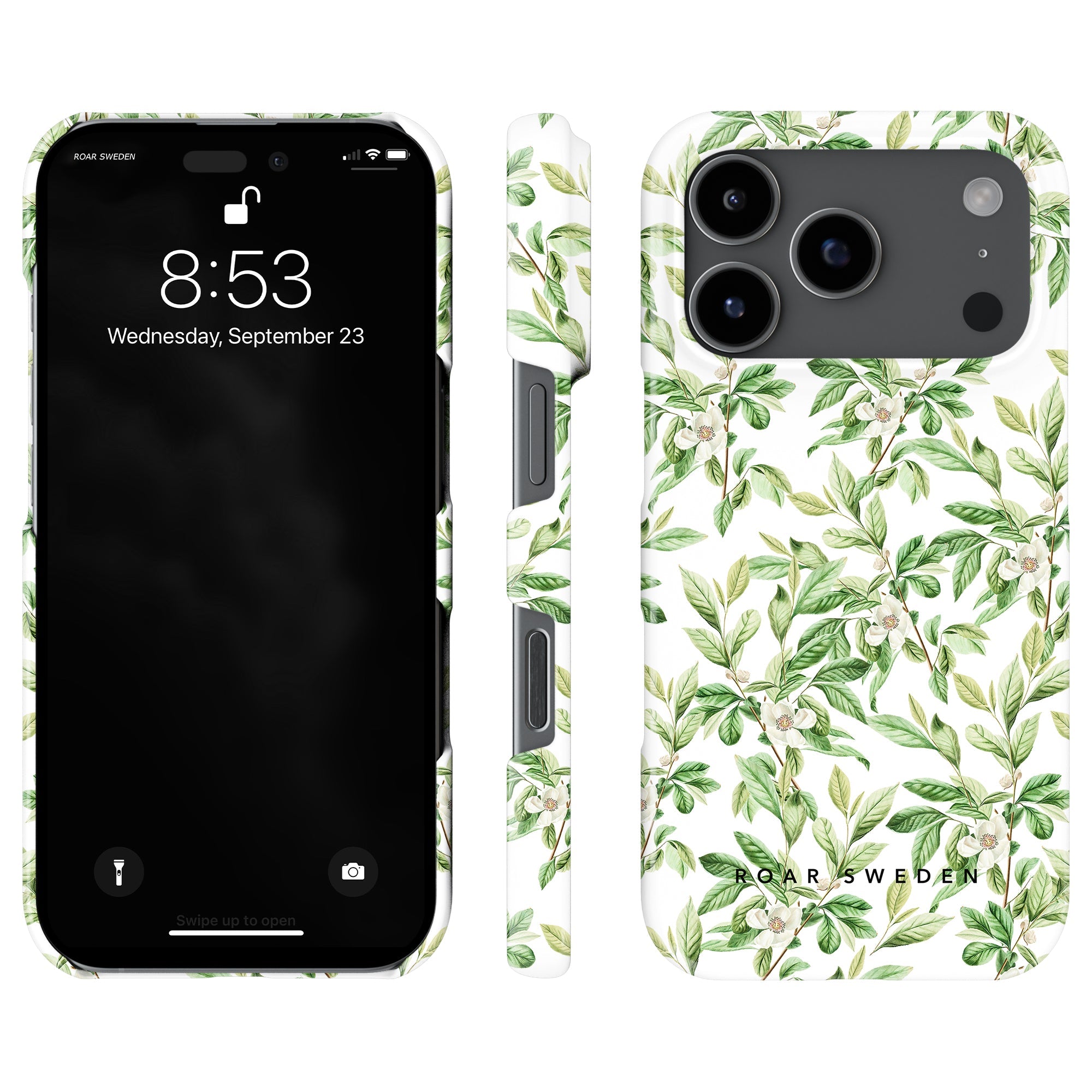 Slim mobilskal – Spring Leaves