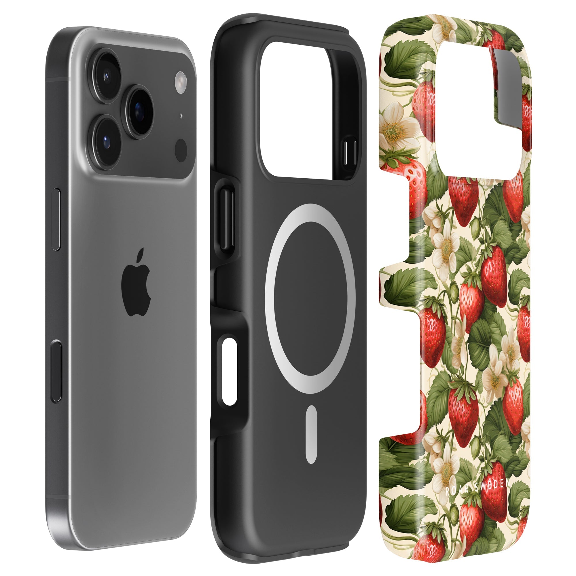 MagSafe mobilskal – Strawberries