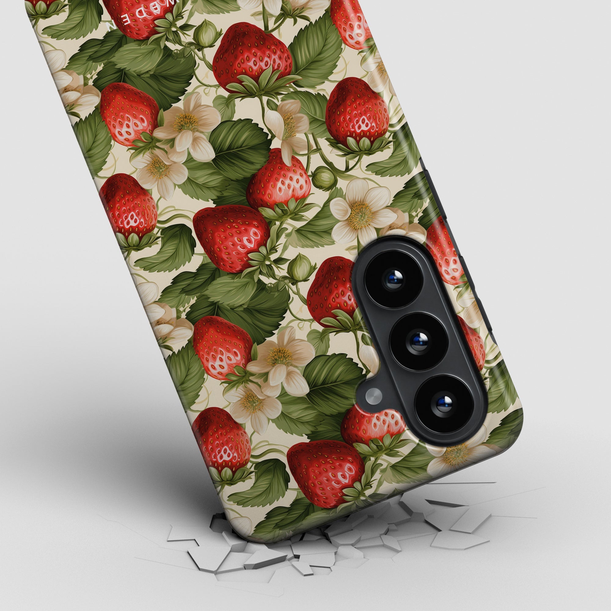 Strawberries - Magnetic Tough Phone Case - Roar Sweden