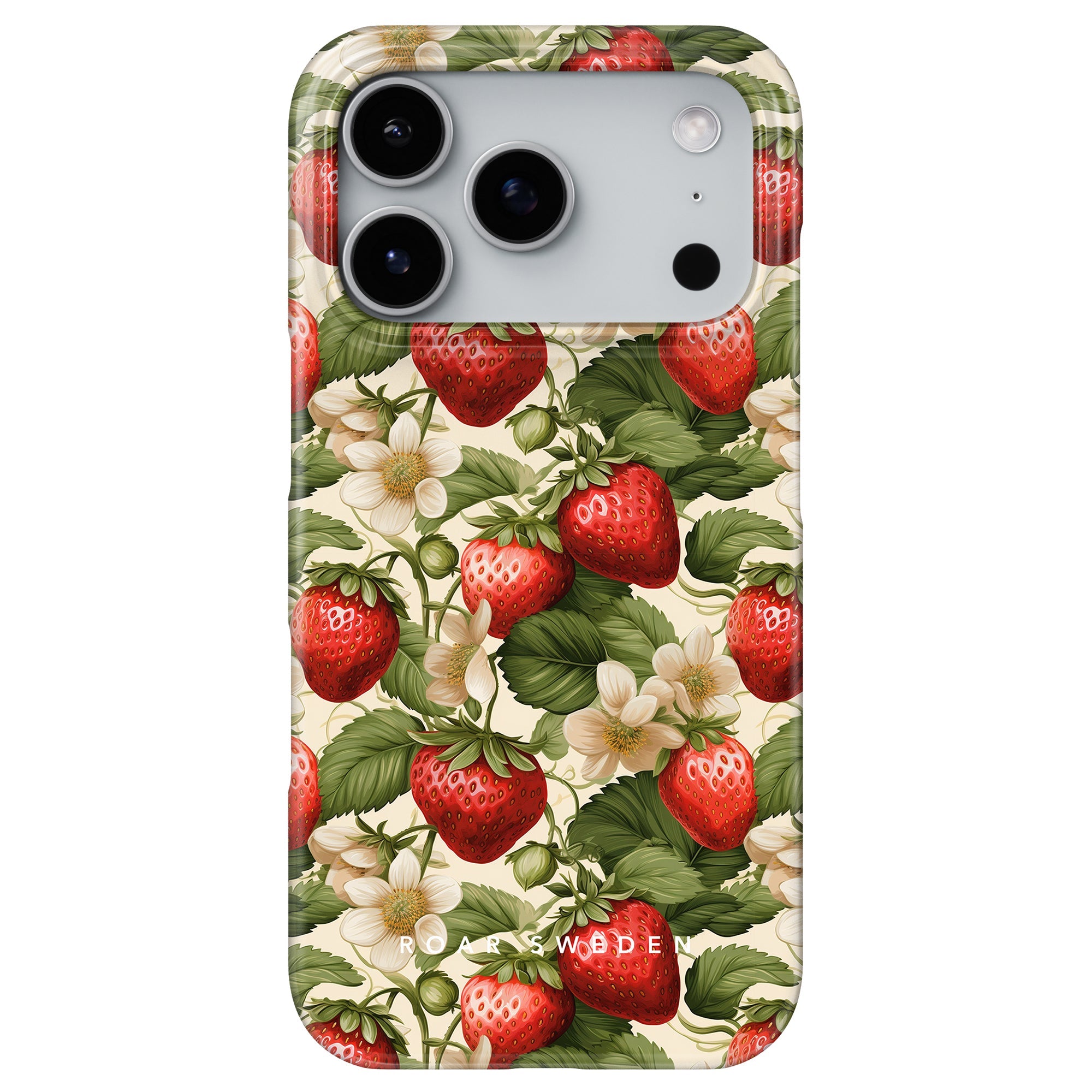 Slim mobilskal – Strawberries