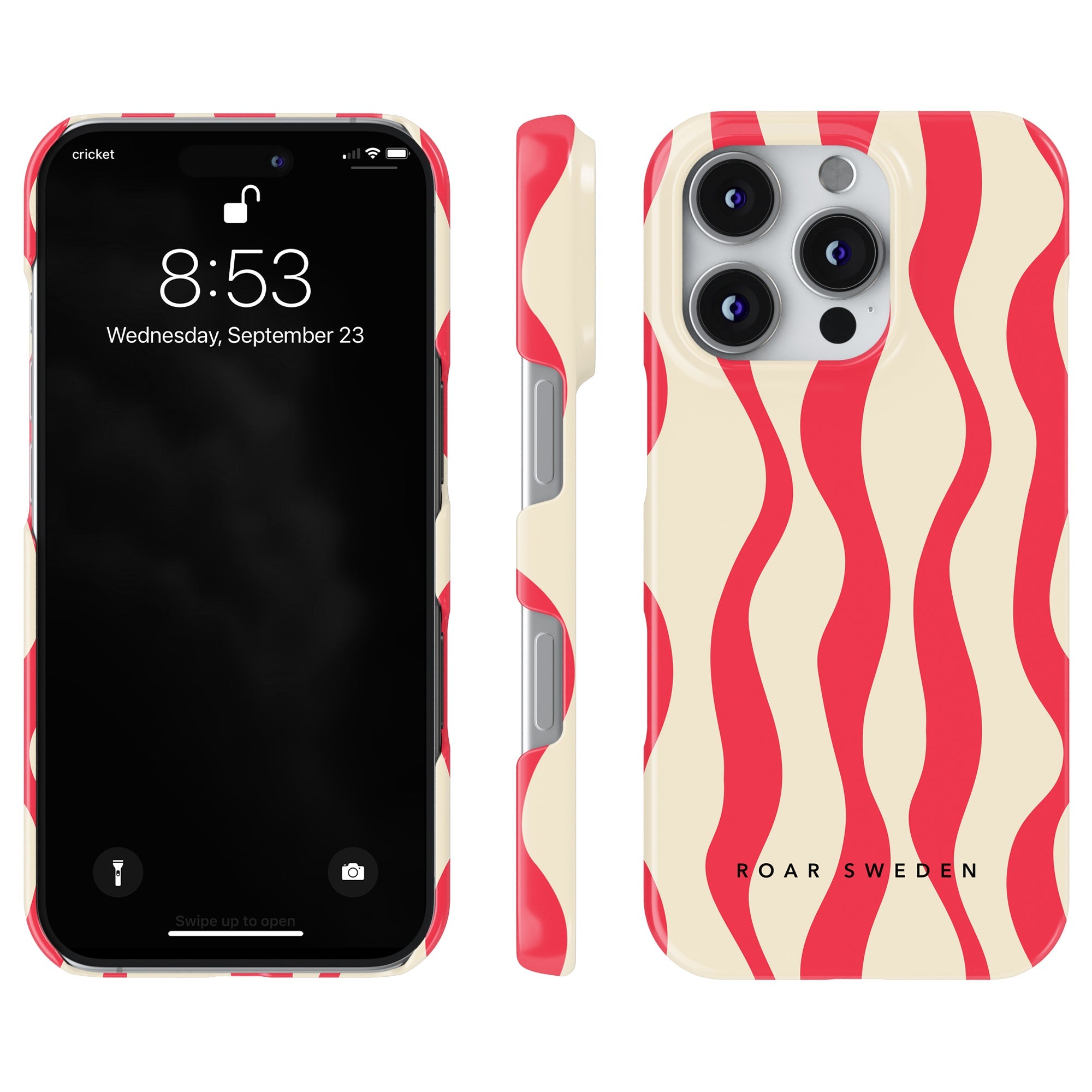Slim mobilskal – Strawberry Waves