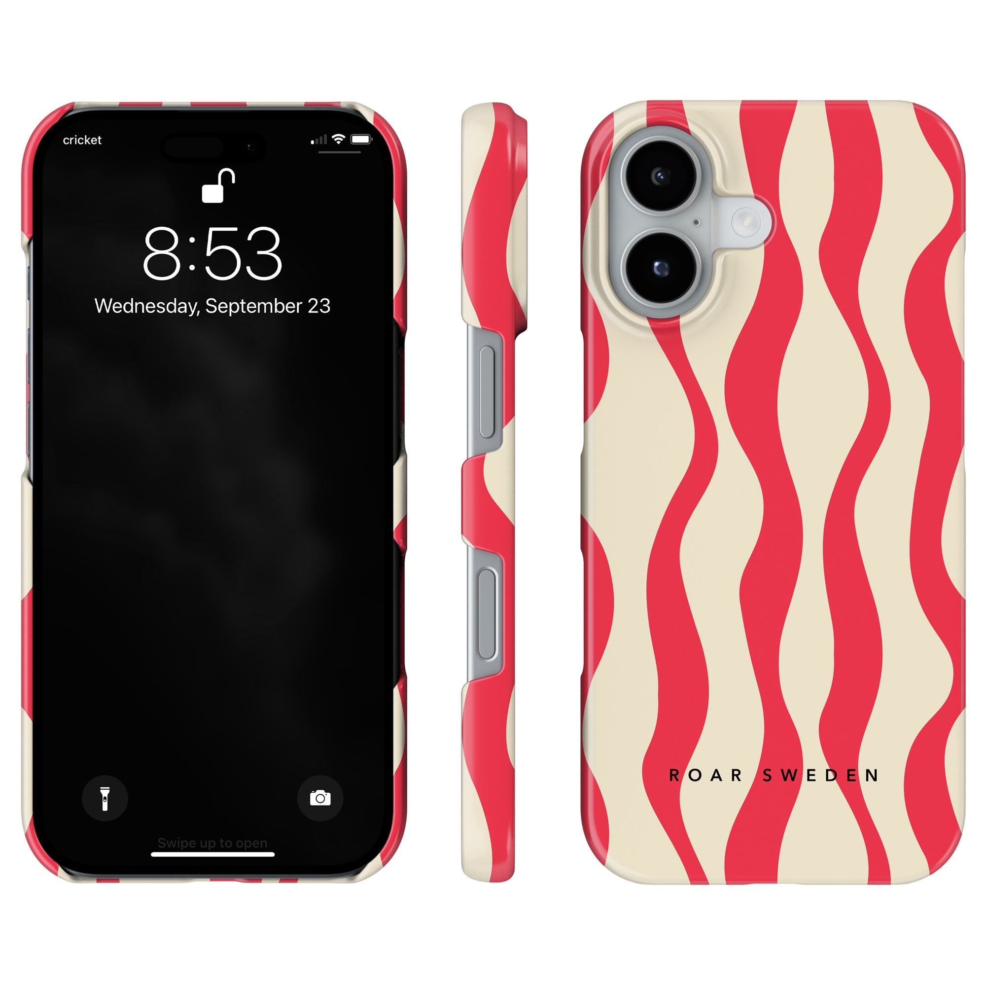 Strawberry Waves - Slim case - Roar Sweden