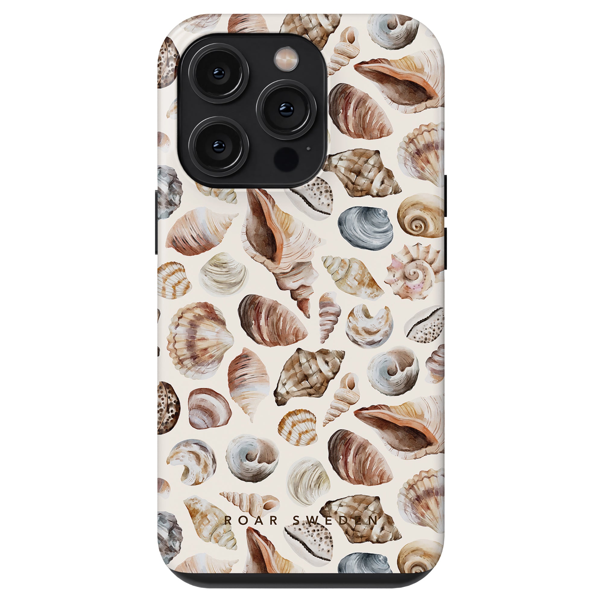 Phone case with Beach Shells - Tough Case design from the ocean collection.