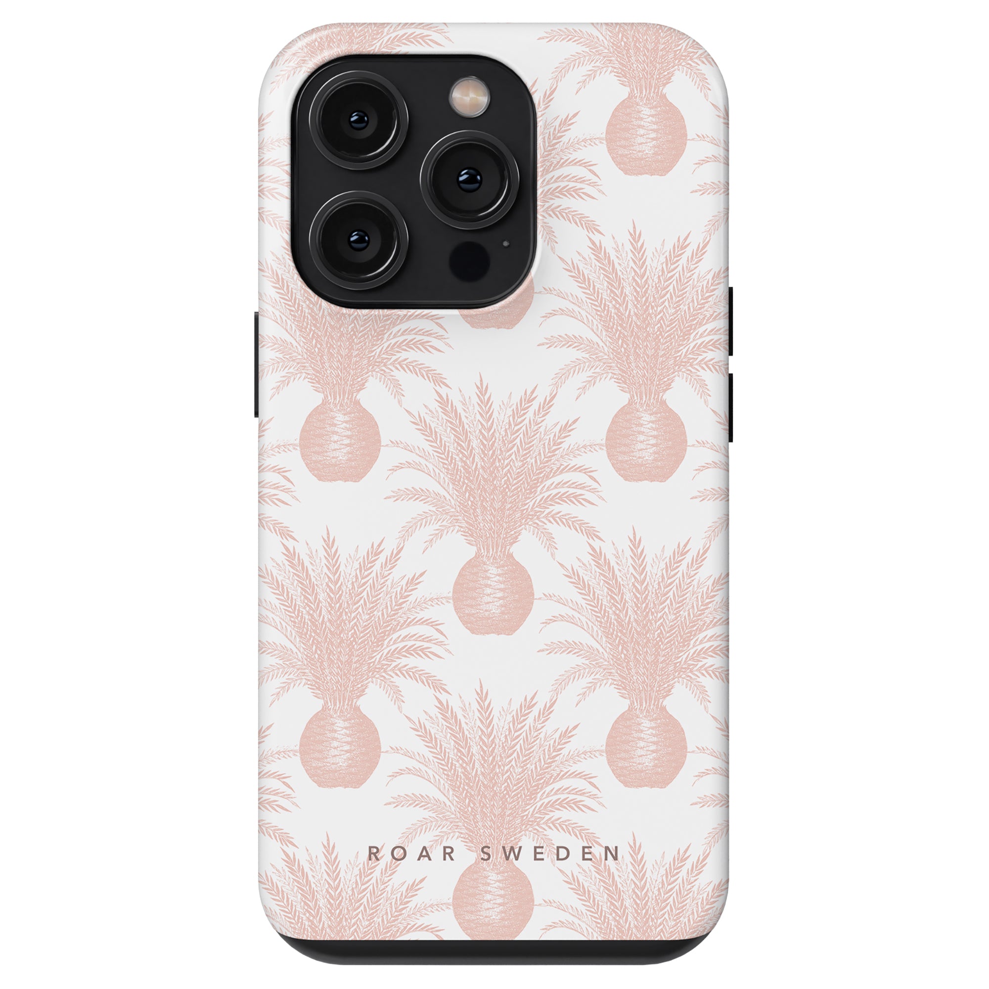 A smartphone with a Pink Pineapple - Tough Case.