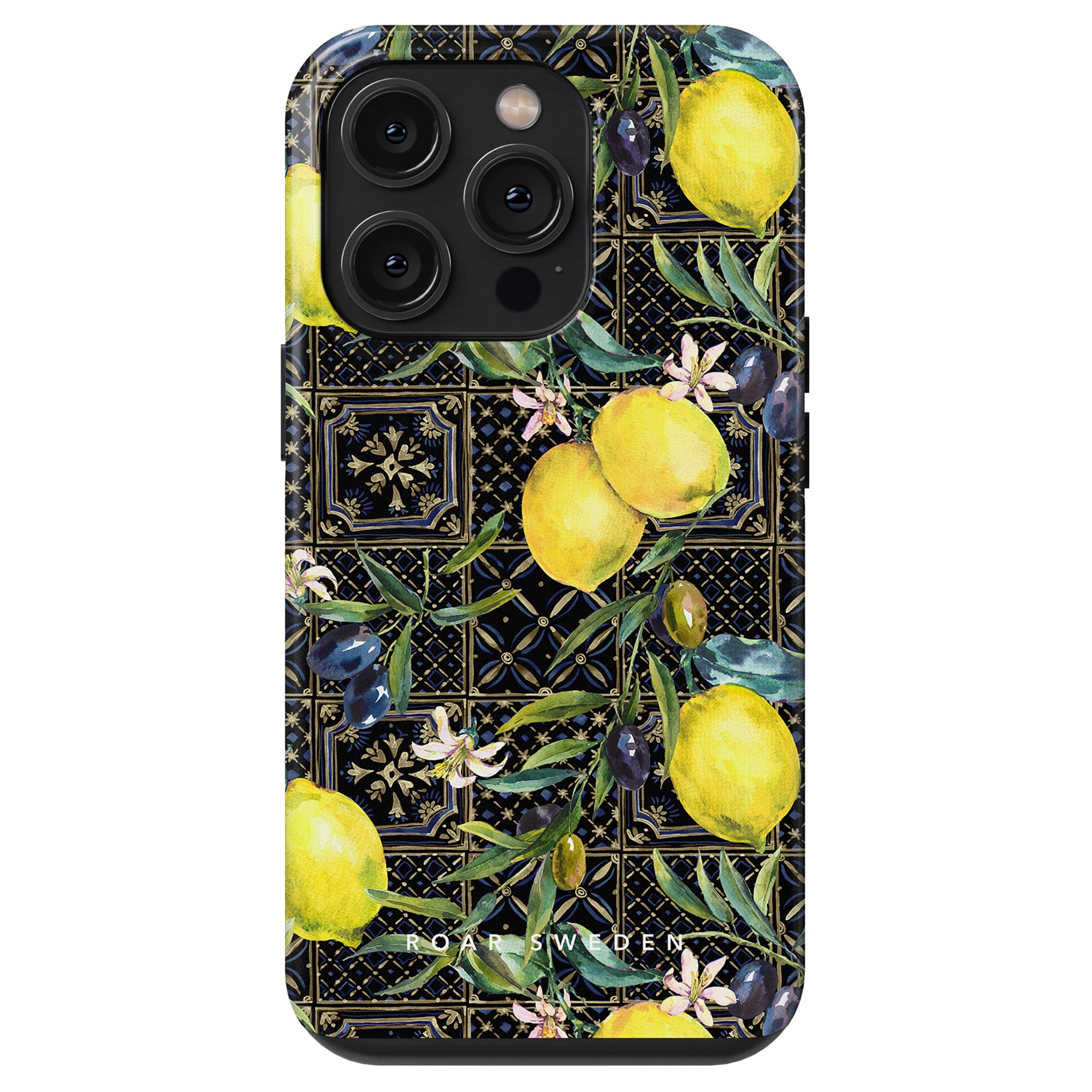 Sorrento - Tough Case with lemon and floral design.