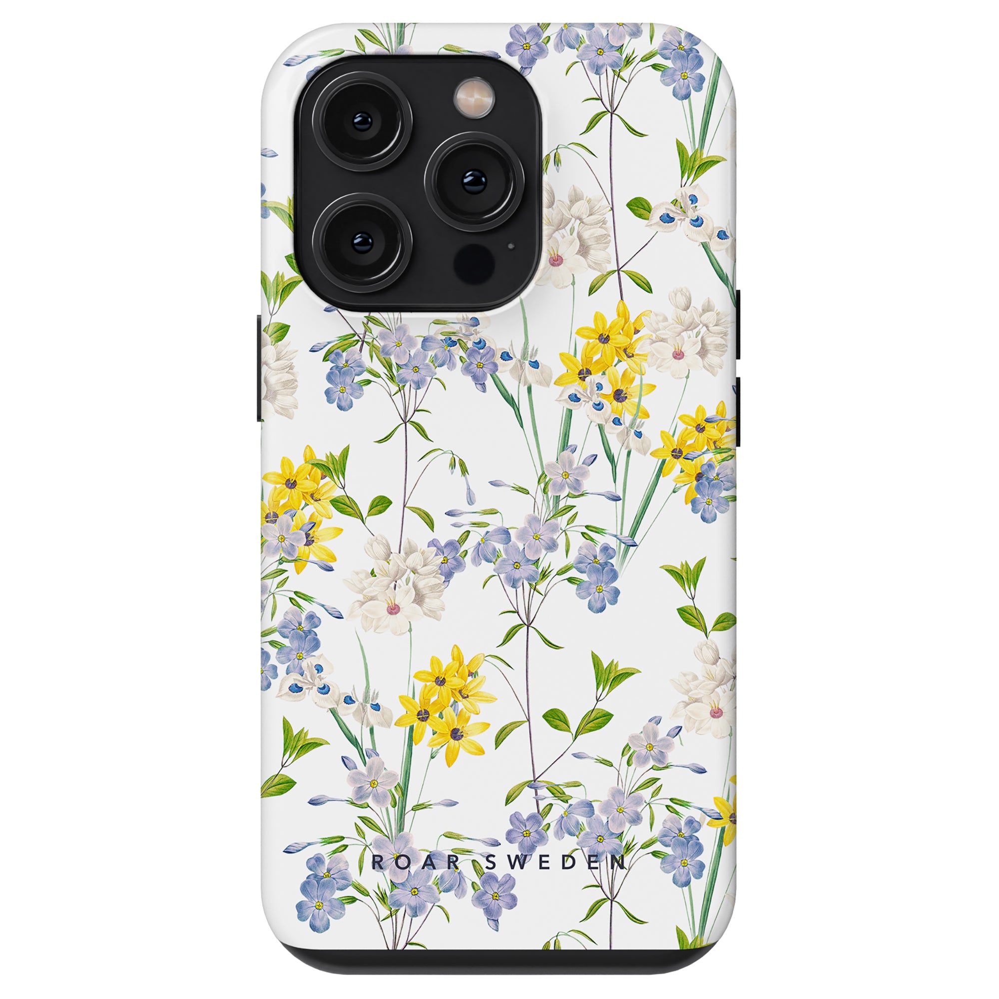 Summer Flowers phone case with camera cutouts for a smartphone, perfect for users with ergonomic design preferences.