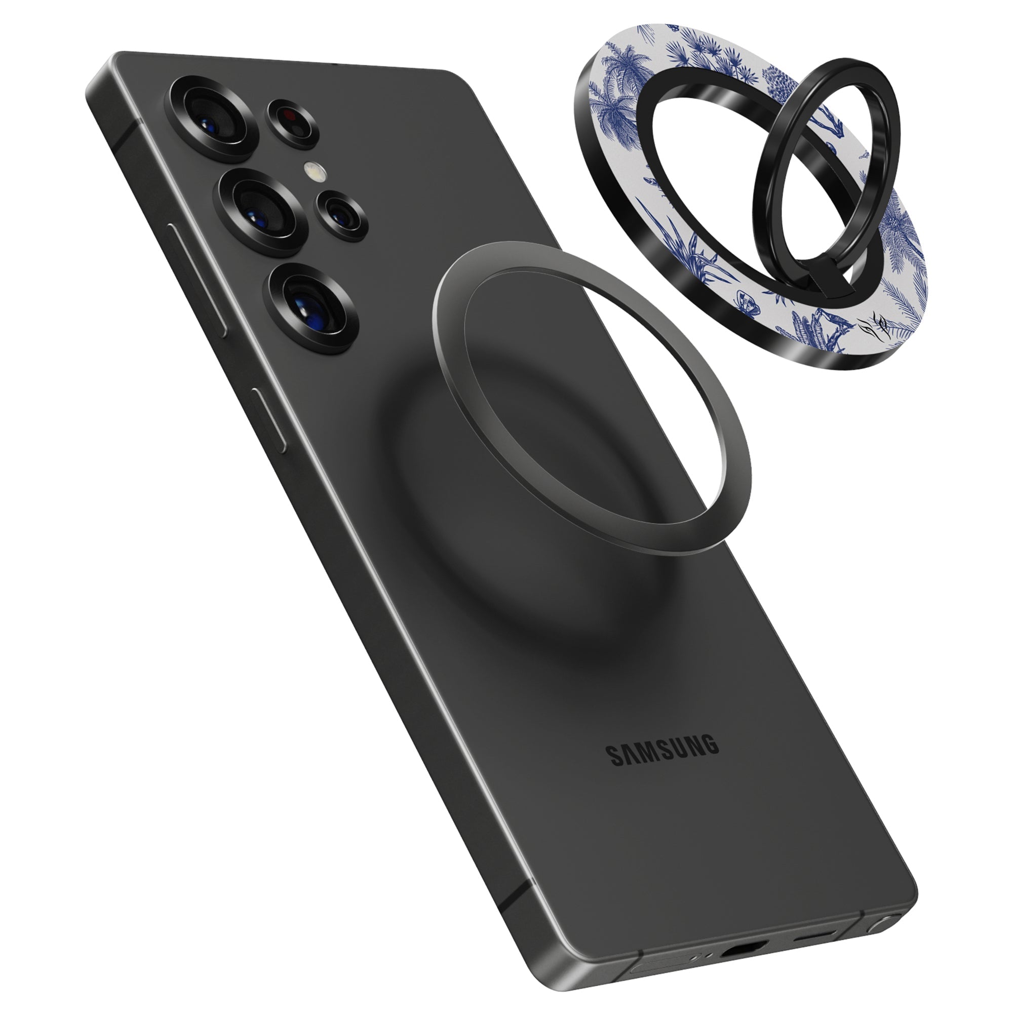 Toile De Jouy - Magnetring – magnetring för mobil