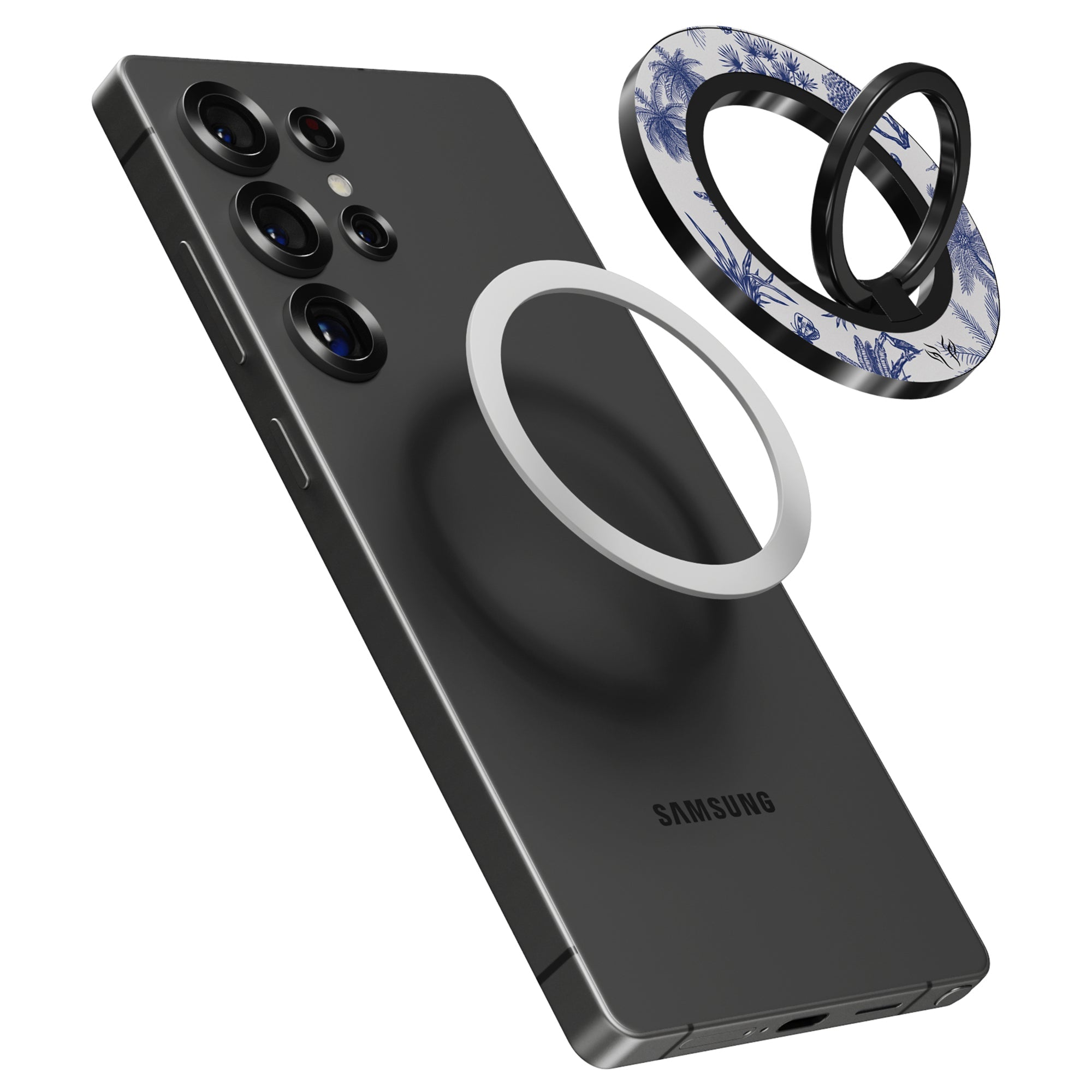 Toile De Jouy - Magnetring – magnetring för mobil