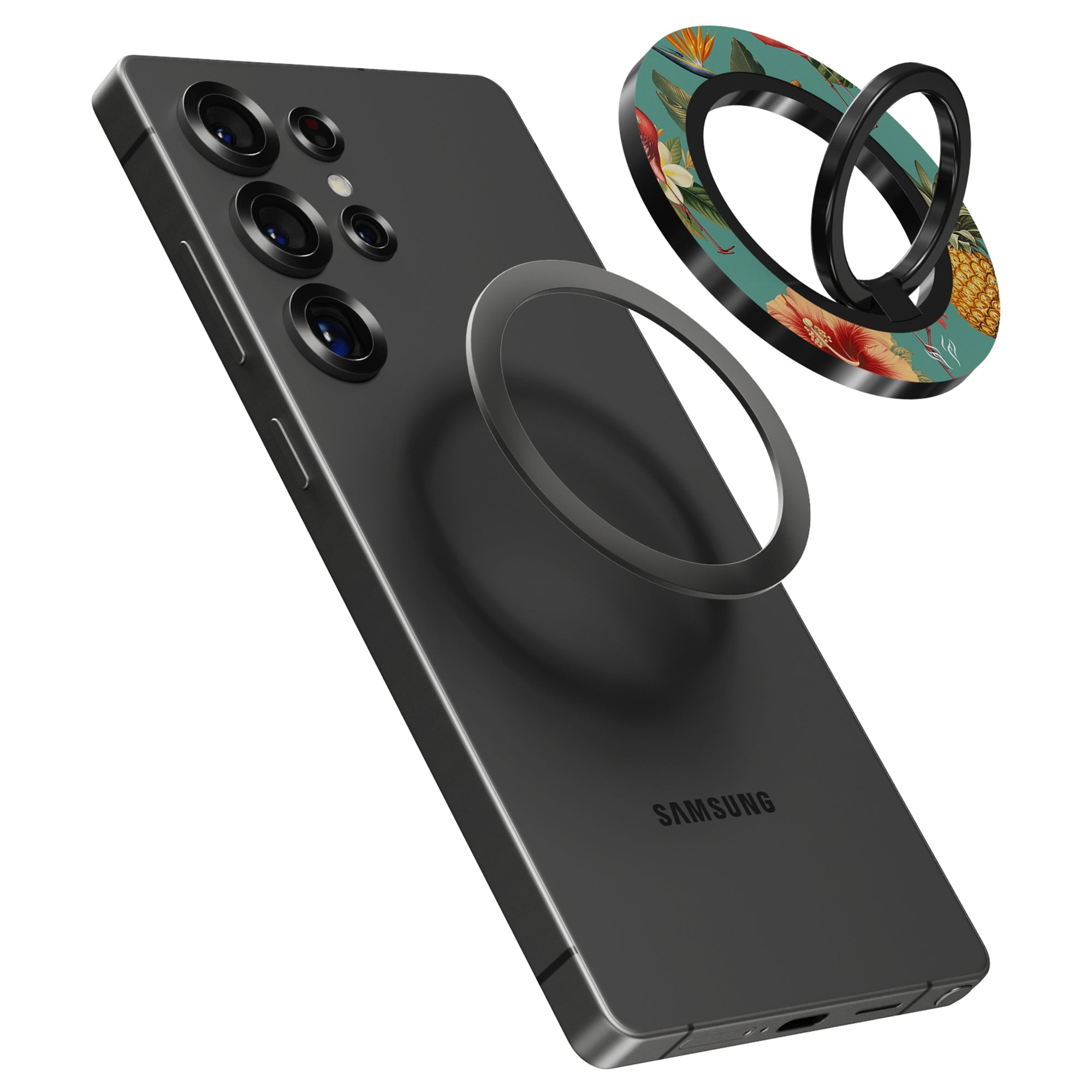 Tropical Elegance - Magnetring – magnetring för mobil