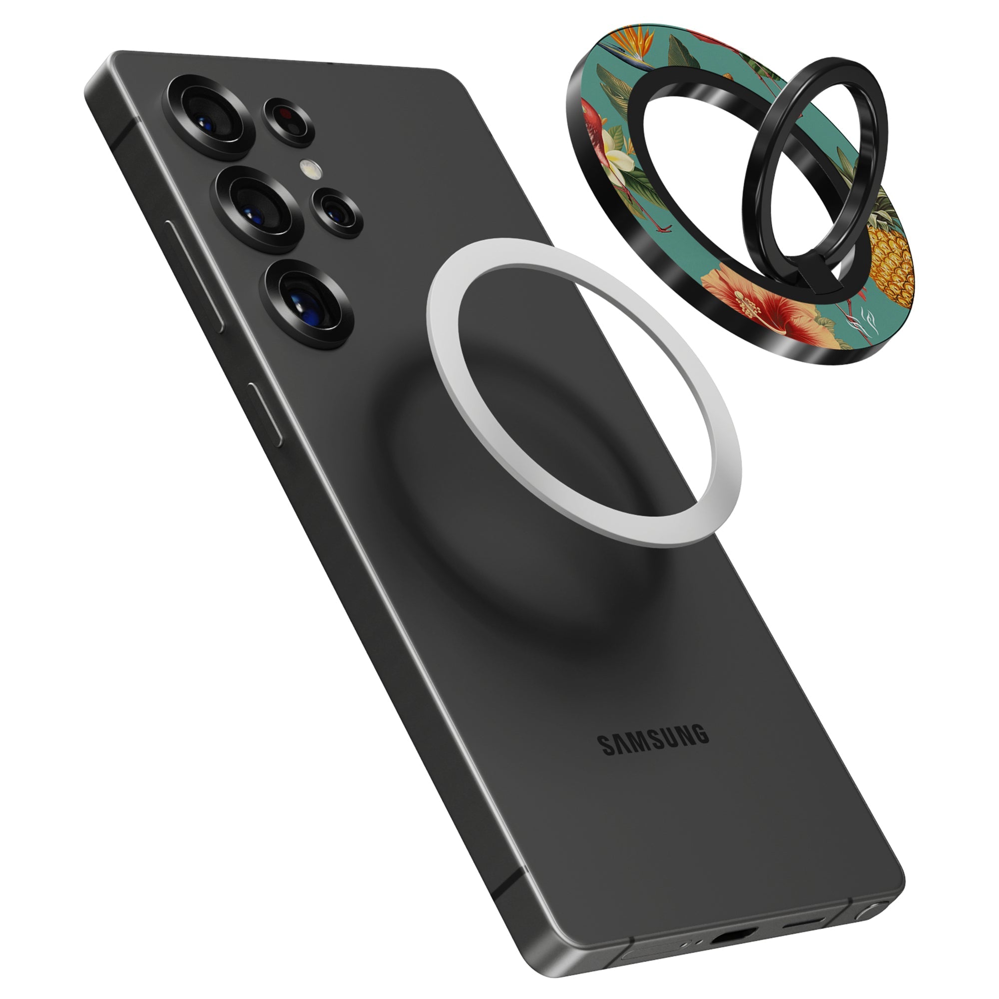 Tropical Elegance - Magnetring – magnetring för mobil