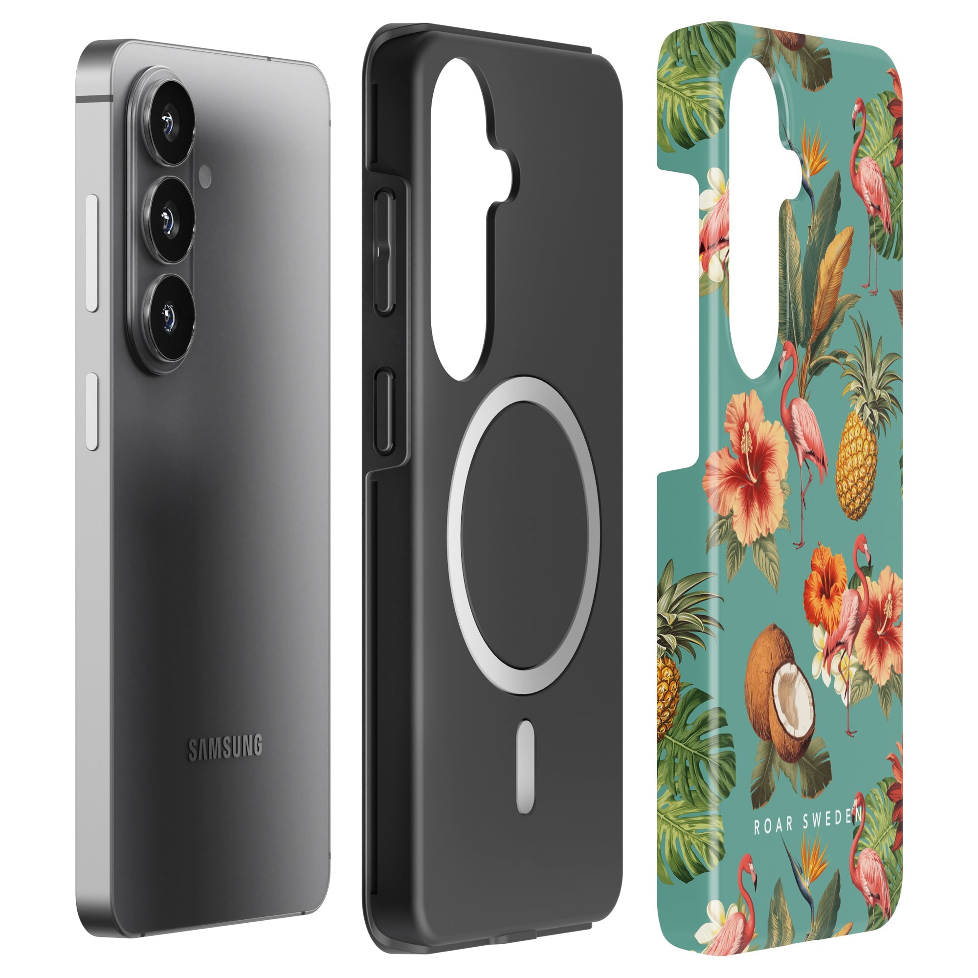 Tropical Elegance - Magnetic Tough Phone Case - Roar Sweden