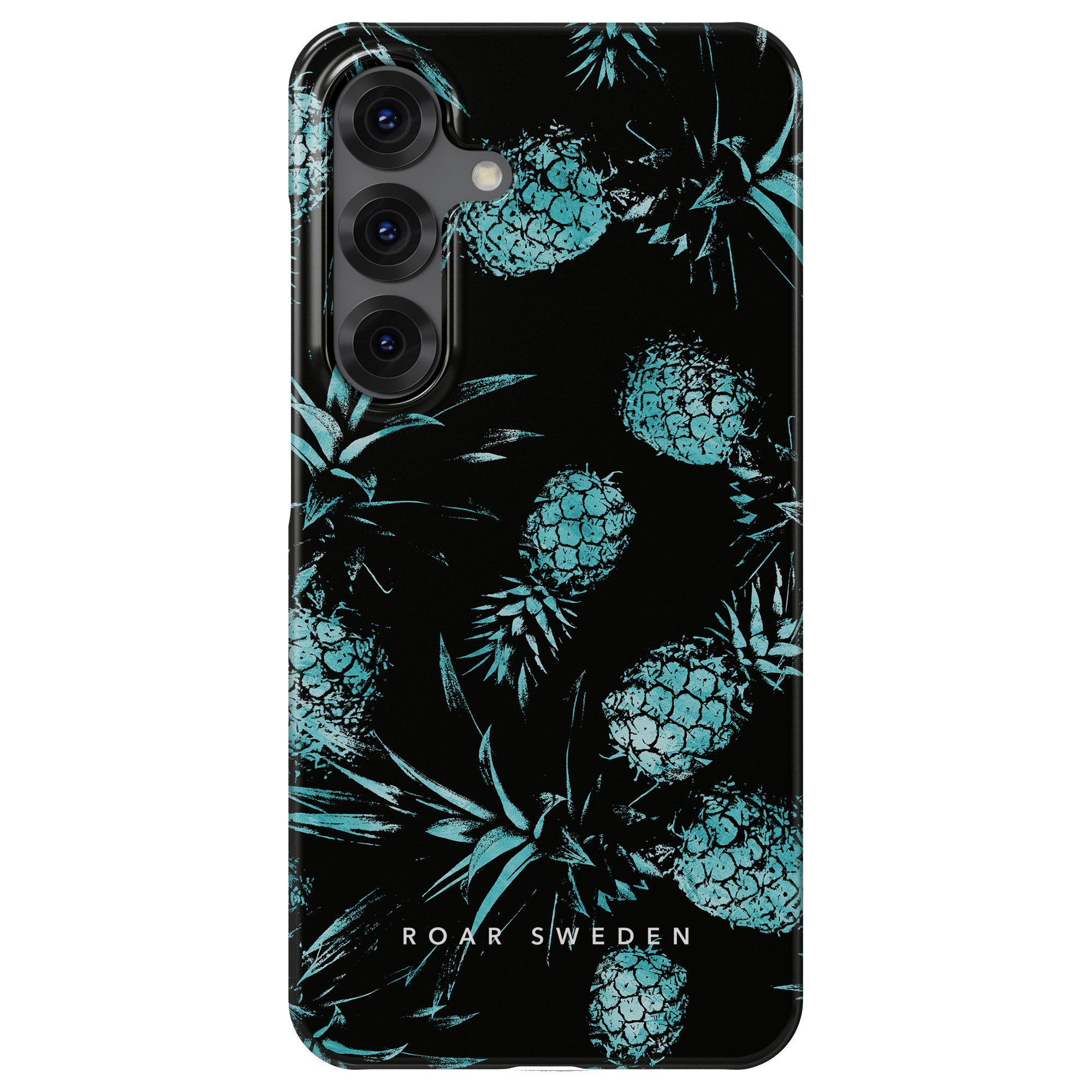 Slim mobilskal – Turquoise Pineapples