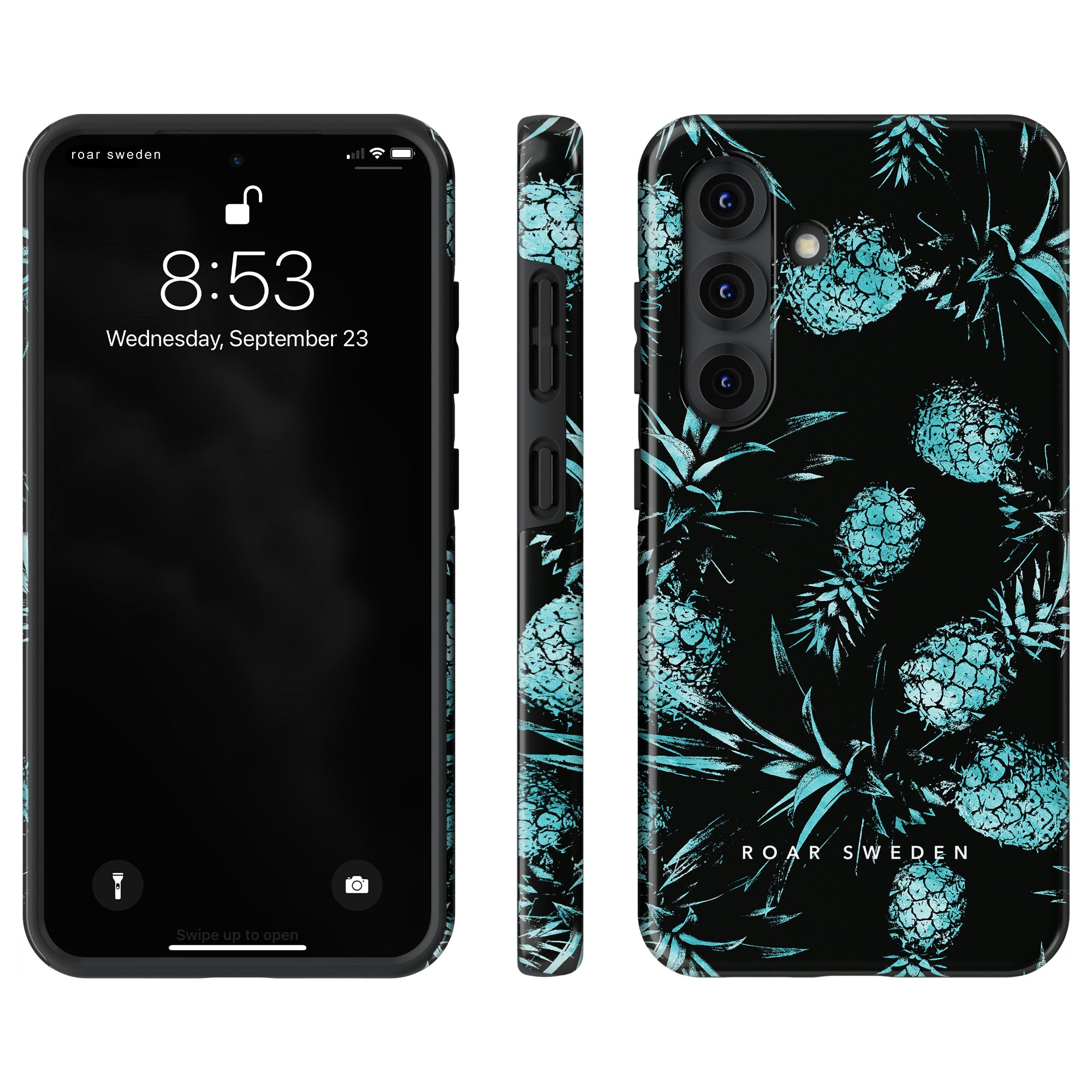 Tough mobilskal – Turquoise Pineapples