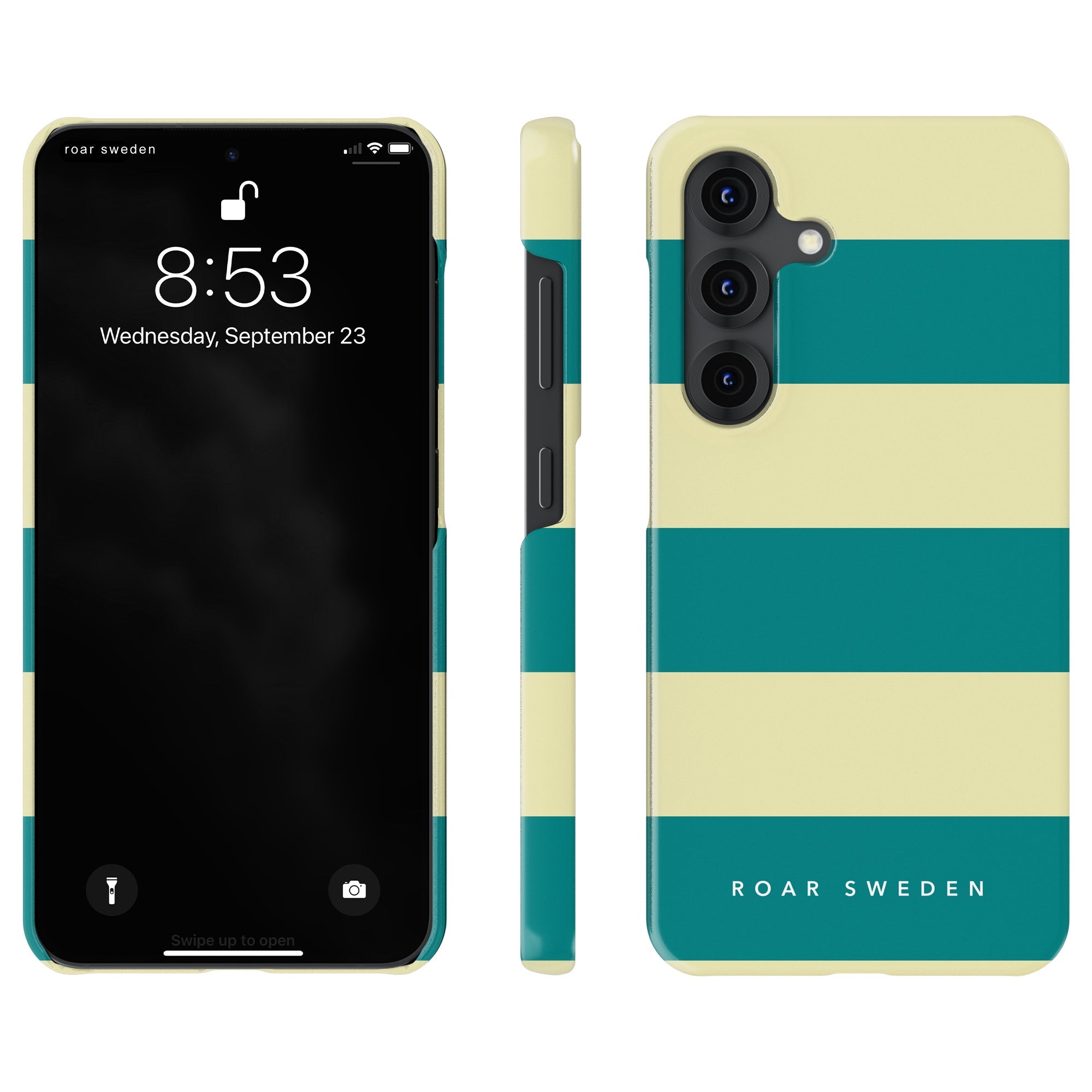Slim mobilskal – Turtle Stripes