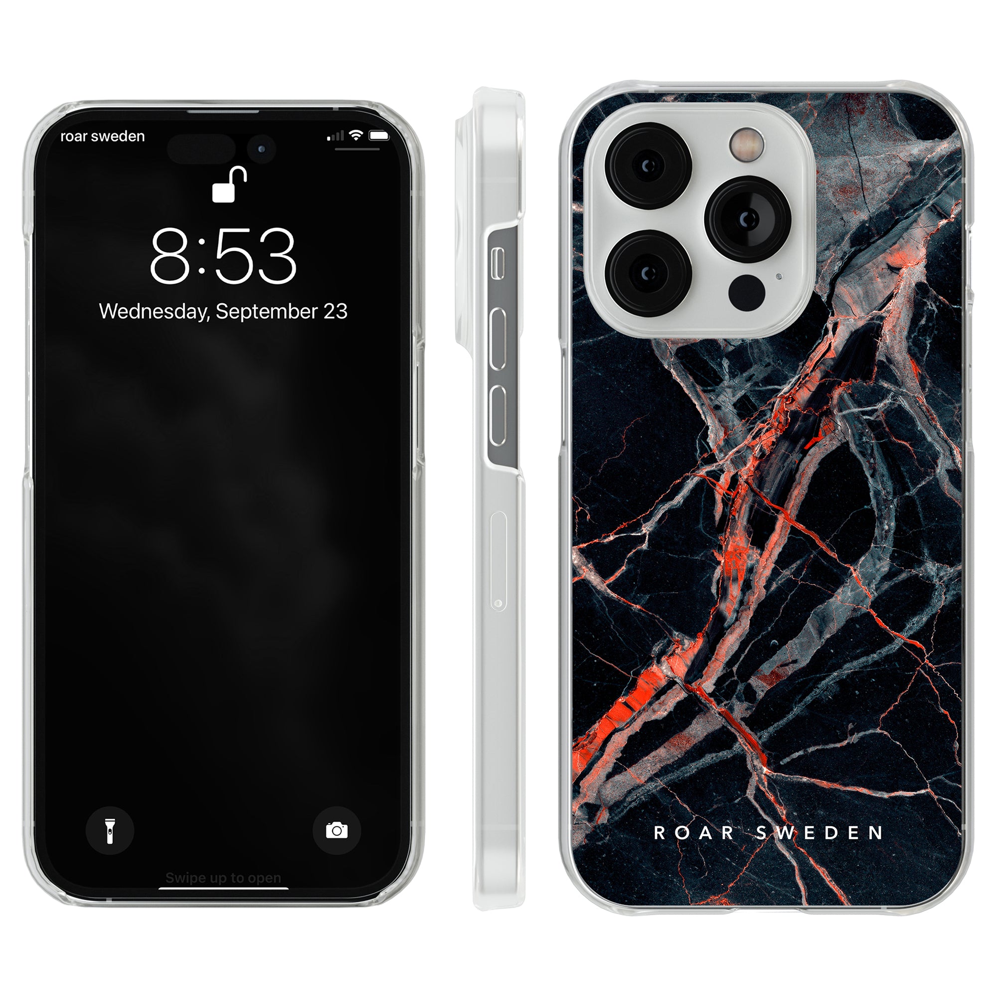 A Veins - Clear Case marmorfodral till iPhone 11.