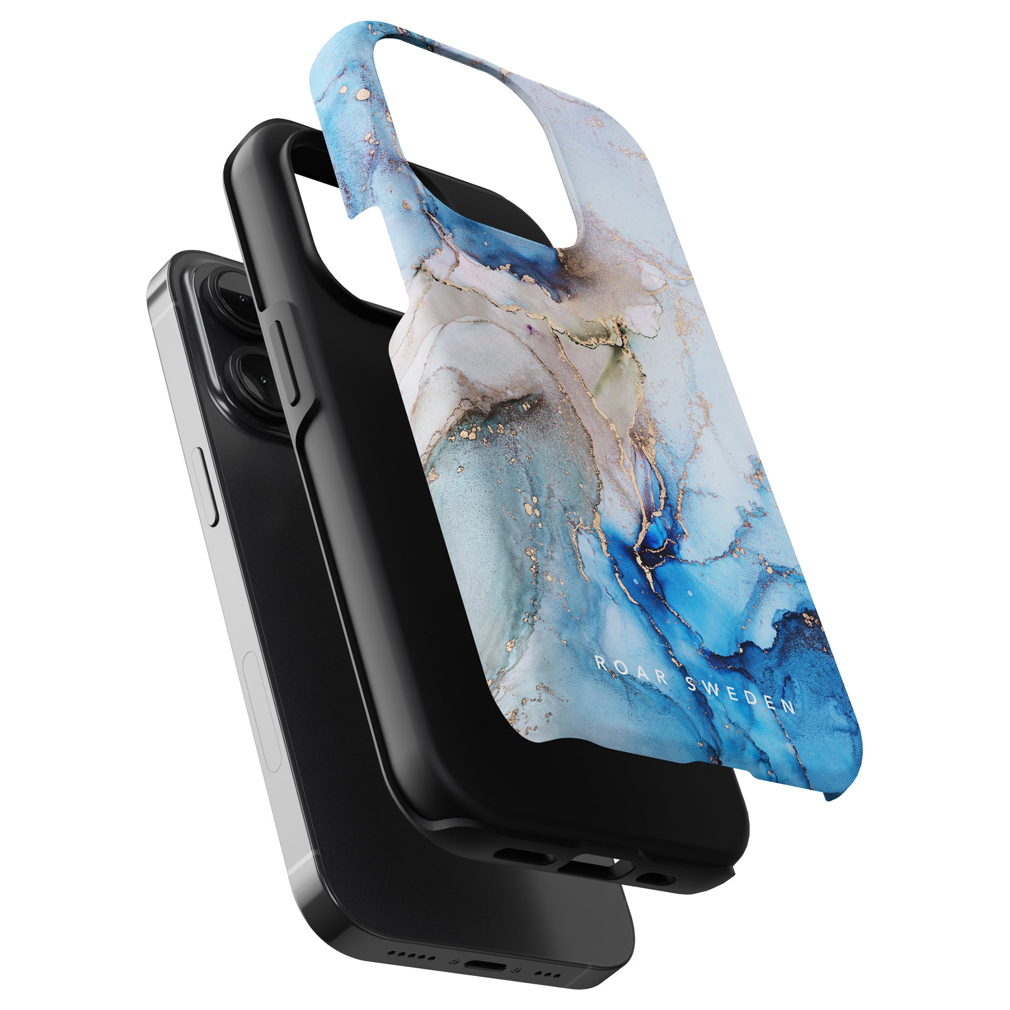Förvandla din iPhone 11 Pro till en konstnärlig skapelse med Waves - Tough Case. Detta blå marmorfodral är tillverkat av högkvalitativt TPU-material, vilket ger ett bra grepp och skydd för din telefon.